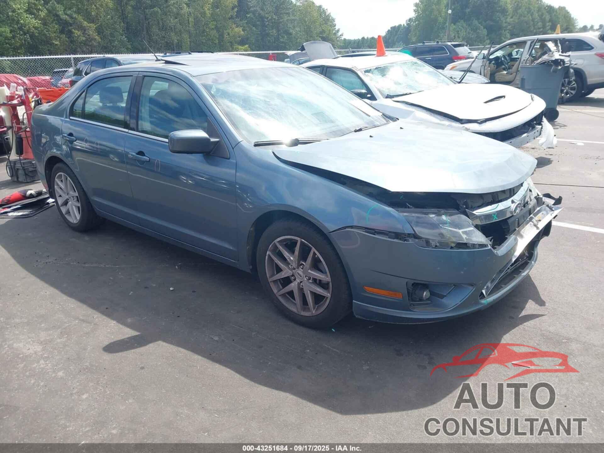 FORD FUSION 2012 - 3FAHP0JA3CR358371