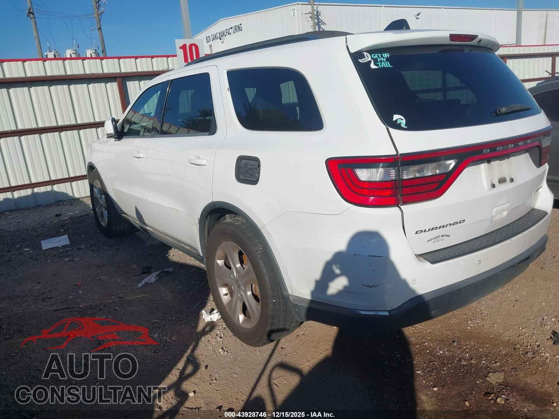 DODGE DURANGO 2014 - 1C4RDHDG8EC351598