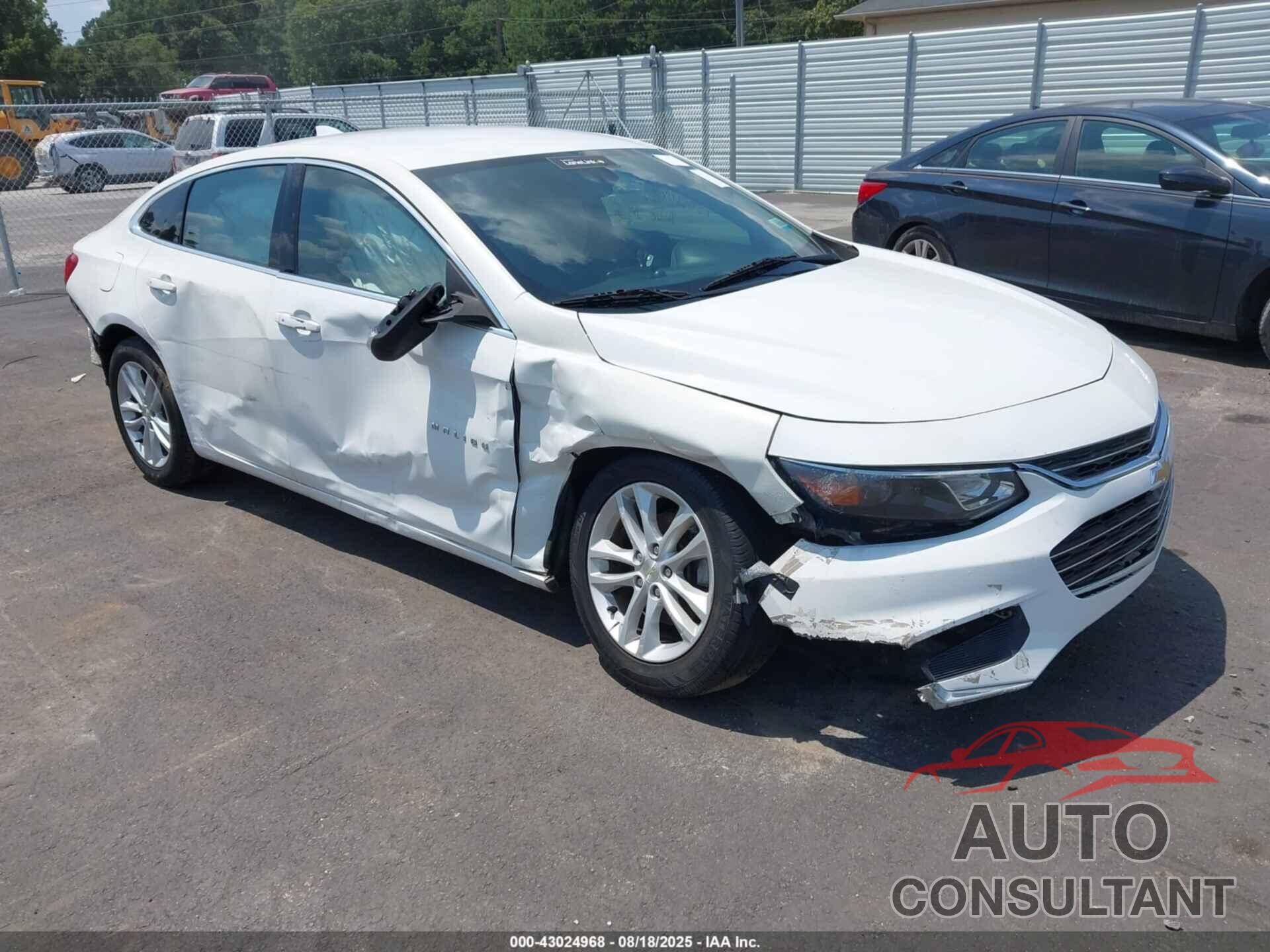 CHEVROLET MALIBU 2016 - 1G1ZE5ST3GF242634