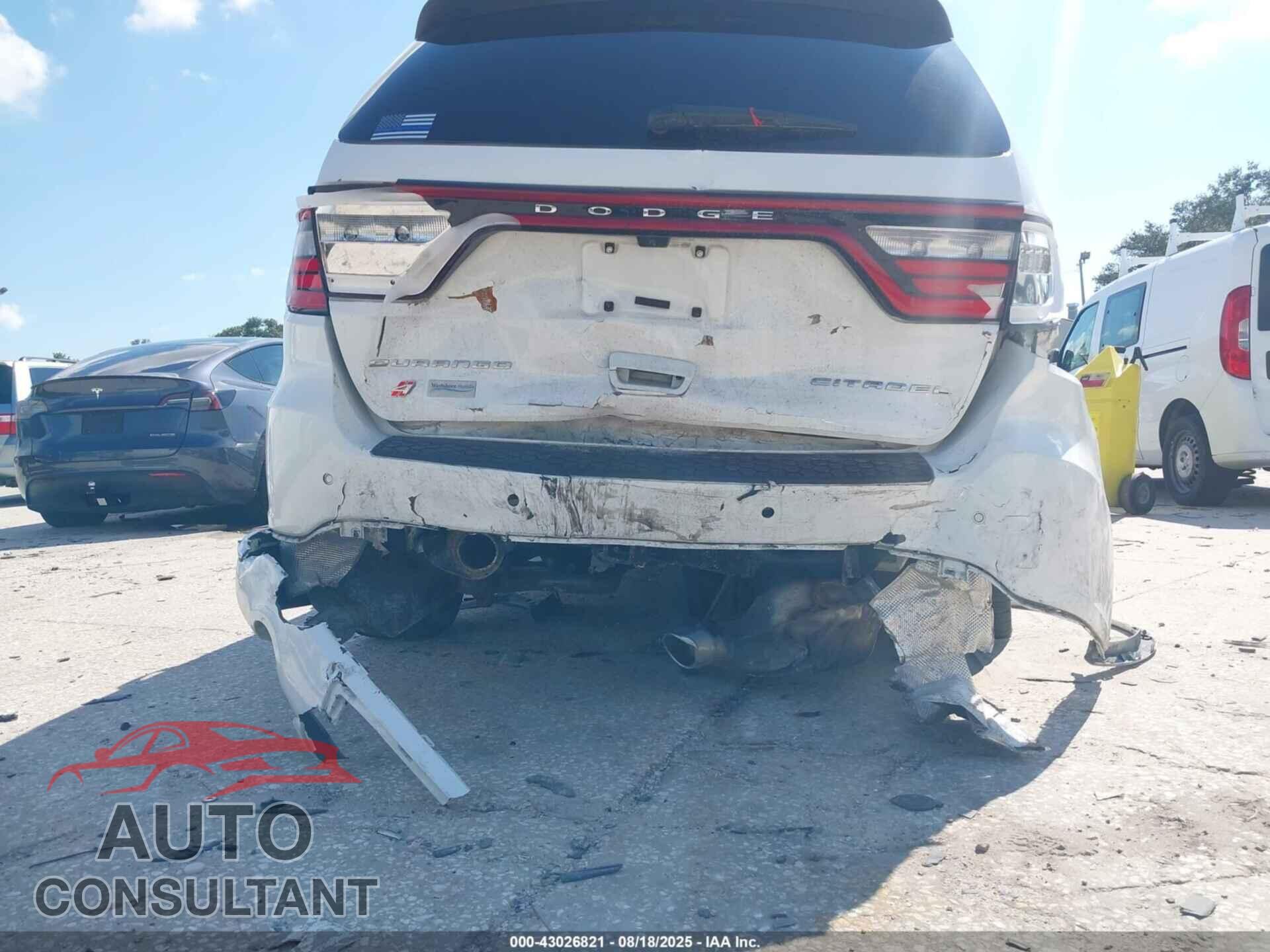 DODGE DURANGO 2021 - 1C4RDJEGXMC886386