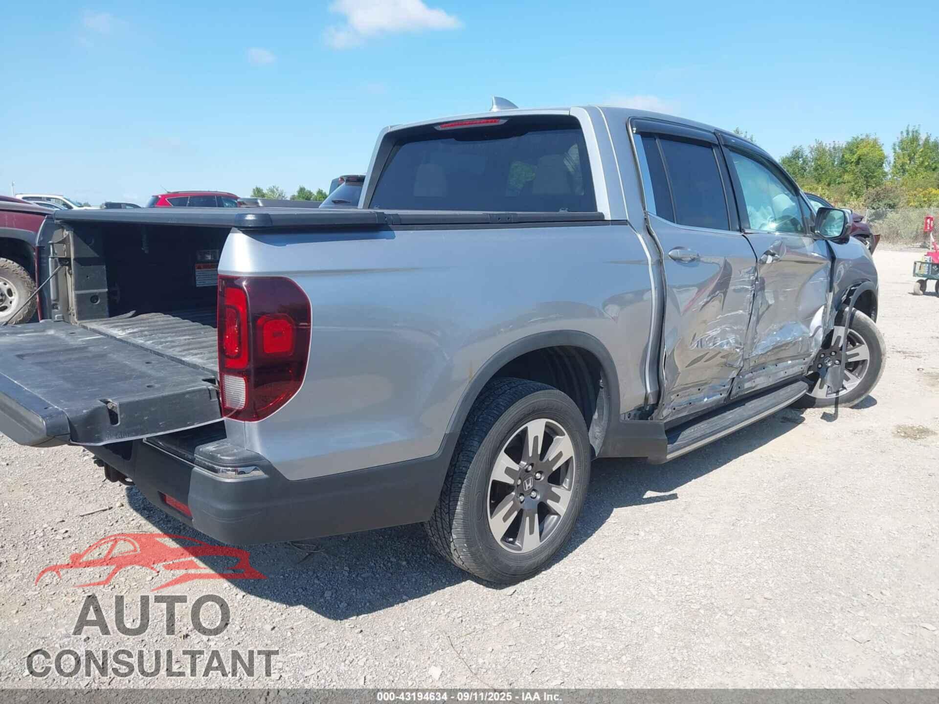 HONDA RIDGELINE 2017 - 5FPYK3F61HB009417