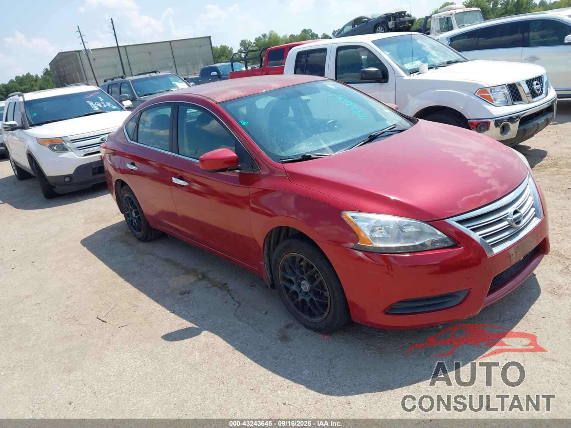NISSAN SENTRA 2014 - 3N1AB7AP0EY331180