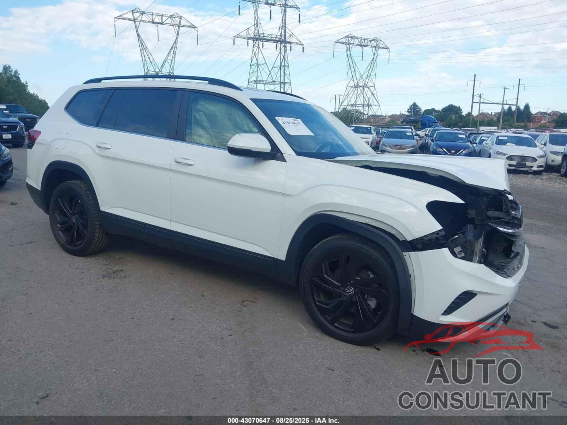 VOLKSWAGEN ATLAS 2022 - 1V2KR2CA3NC547315