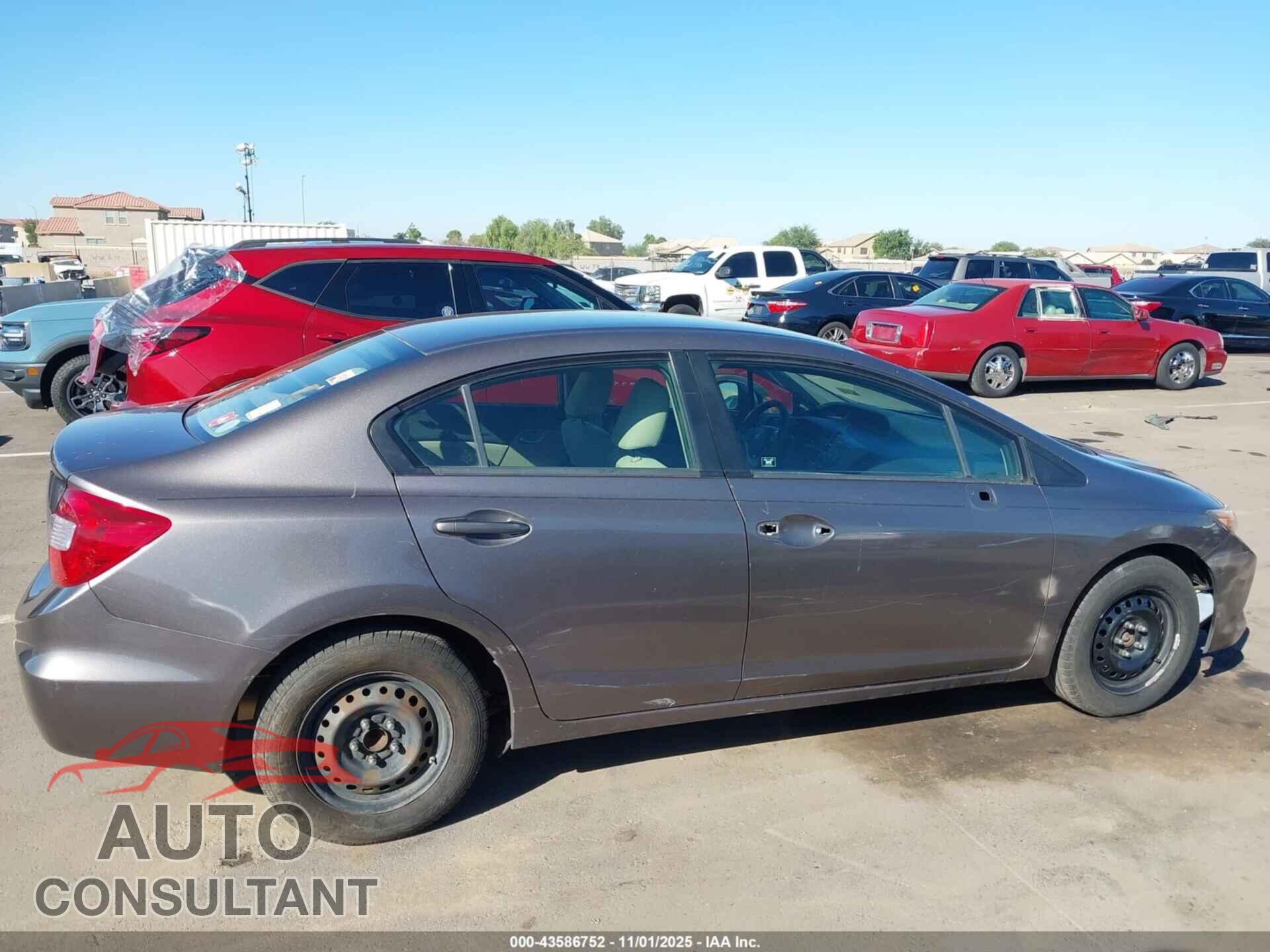 HONDA CIVIC 2012 - JHMFB2F58CS001486