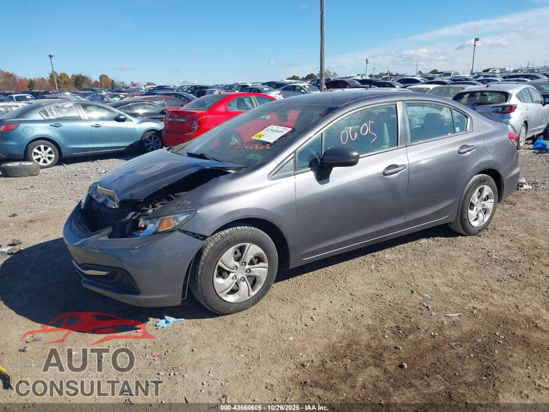 HONDA CIVIC 2014 - 19XFB2F52EE208589