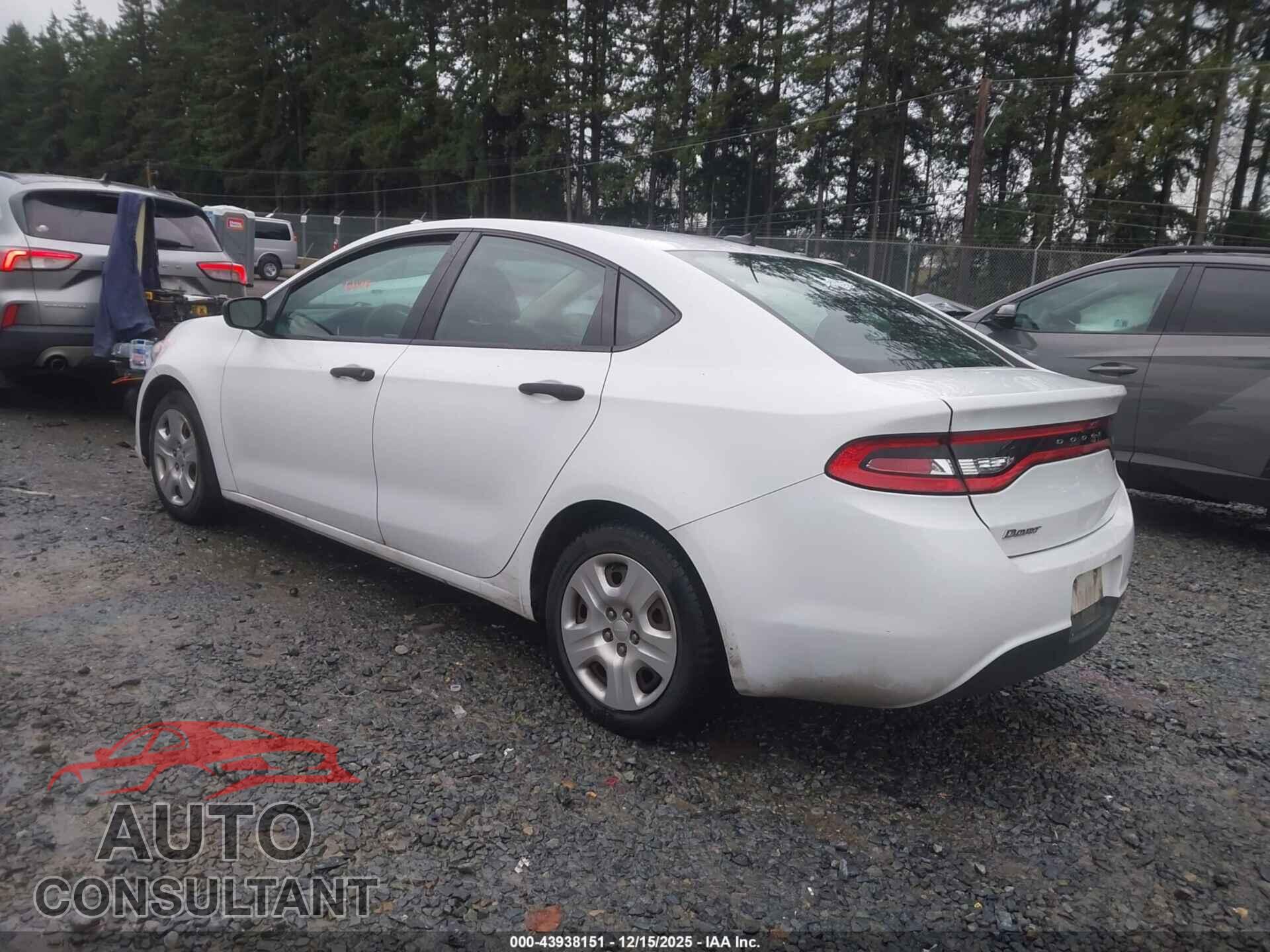 DODGE DART 2013 - 1C3CDFAA1DD320054