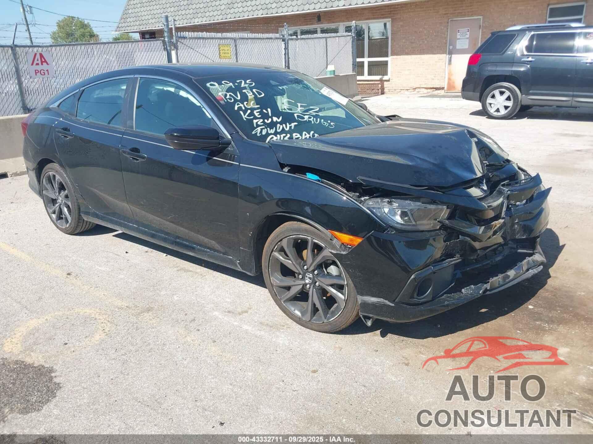 HONDA CIVIC 2020 - 2HGFC2E84LH600517