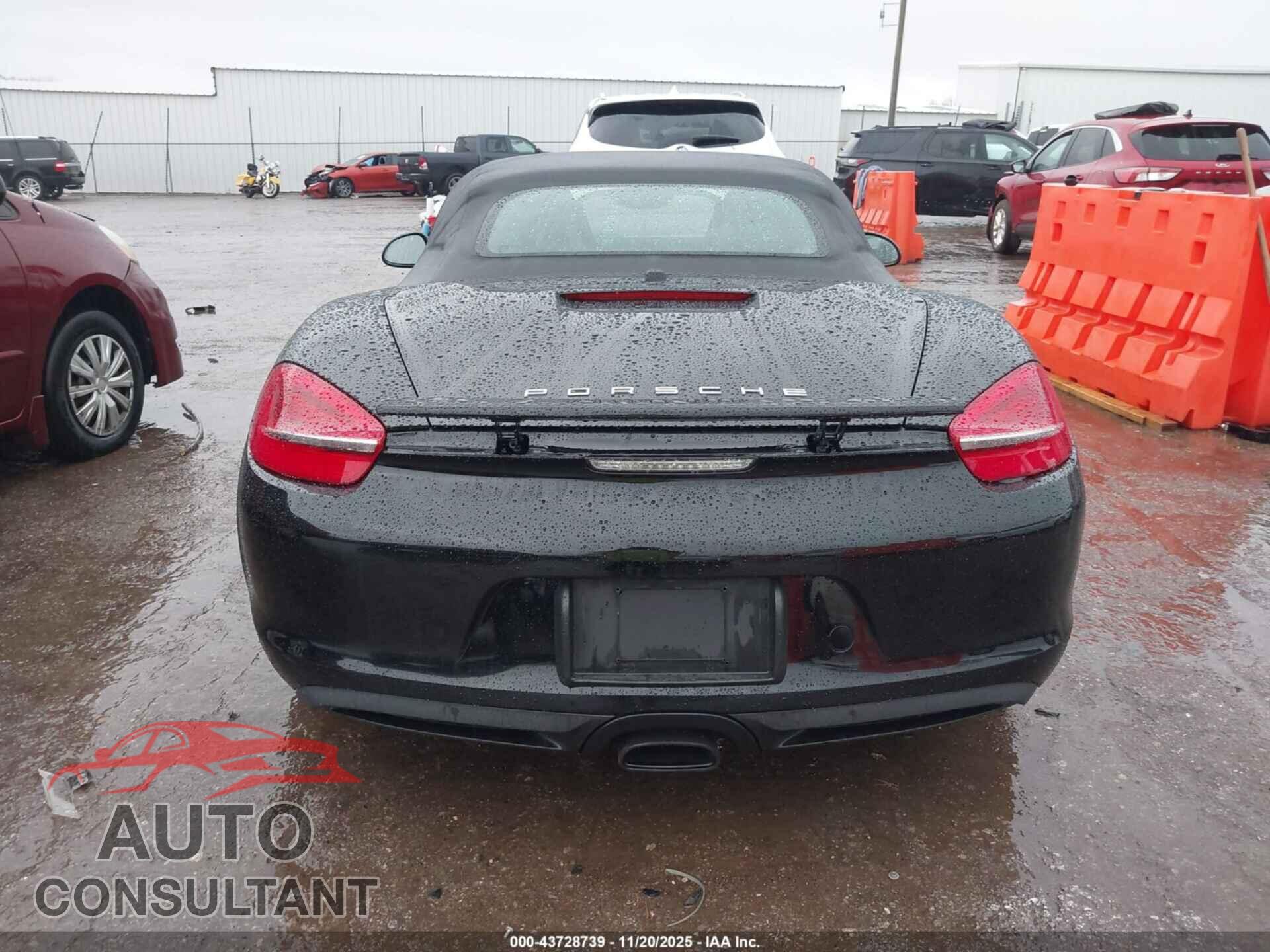 PORSCHE BOXSTER 2013 - WP0CA2A80DS114777