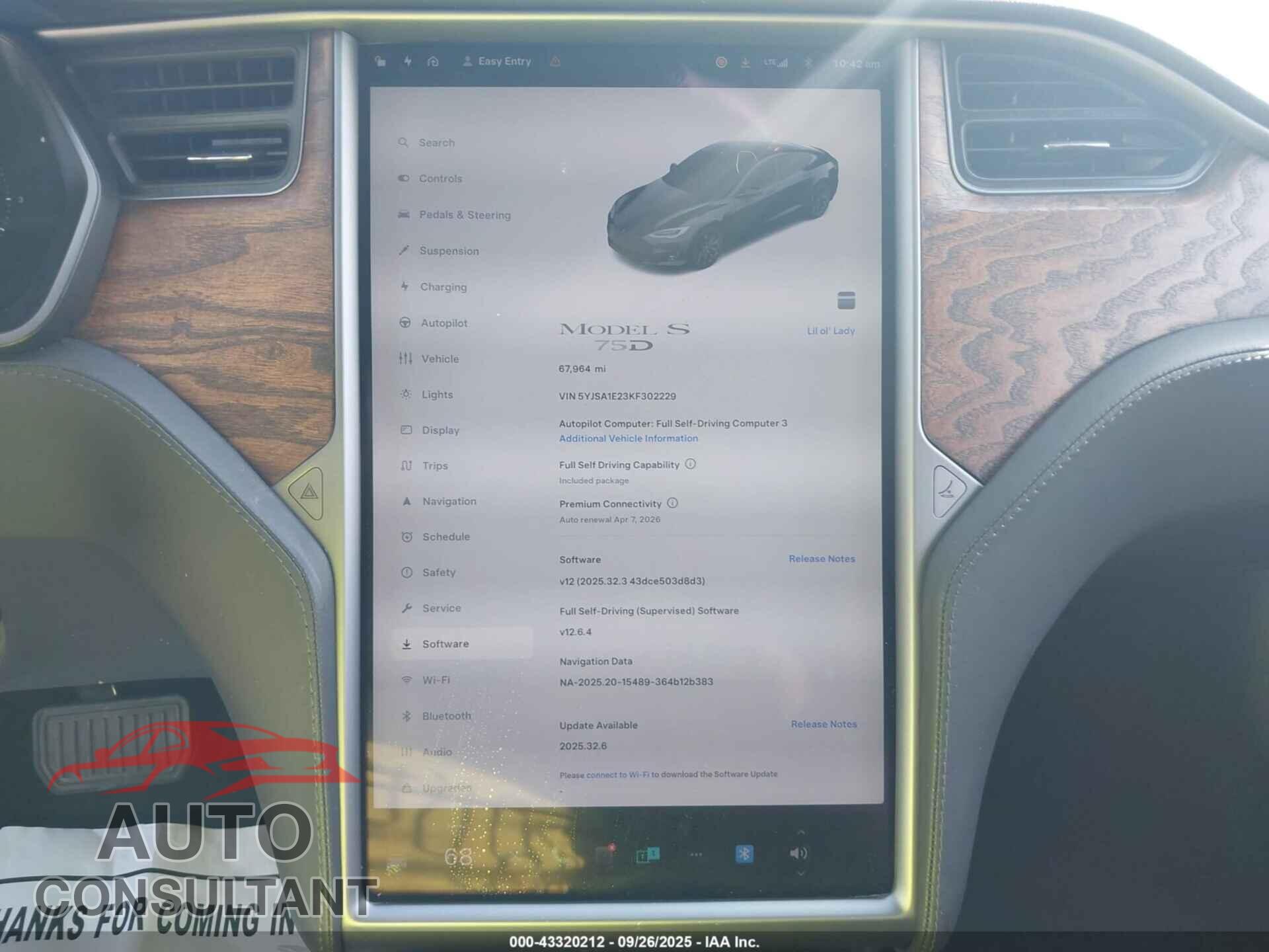 TESLA MODEL S 2019 - 5YJSA1E23KF302229