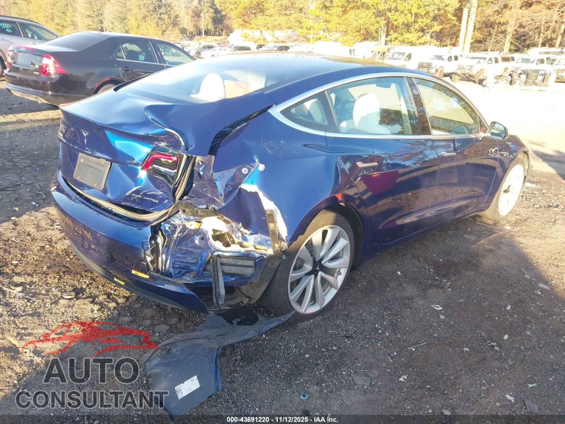 TESLA MODEL 3 2019 - 5YJ3E1EB8KF392017