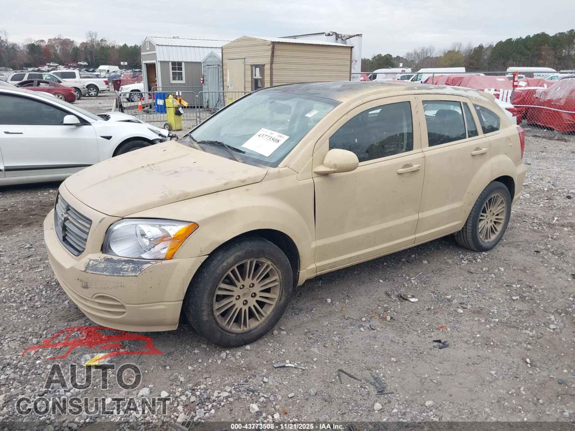 DODGE CALIBER 2012 - 1C3CDWBA9CD511380