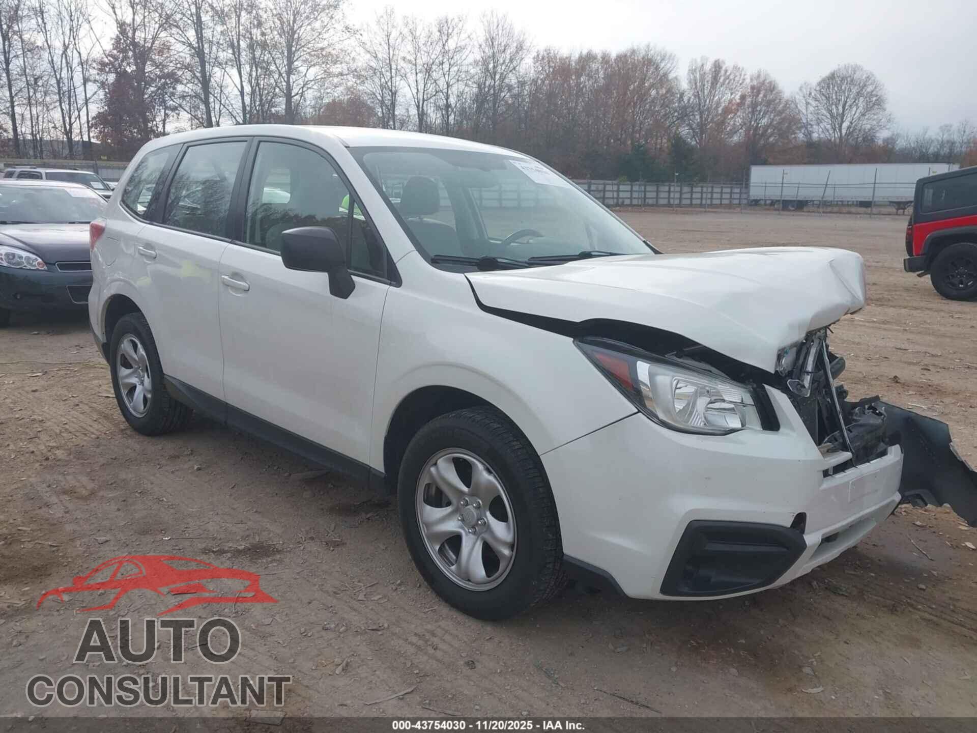 SUBARU FORESTER 2017 - JF2SJAAC3HH437204