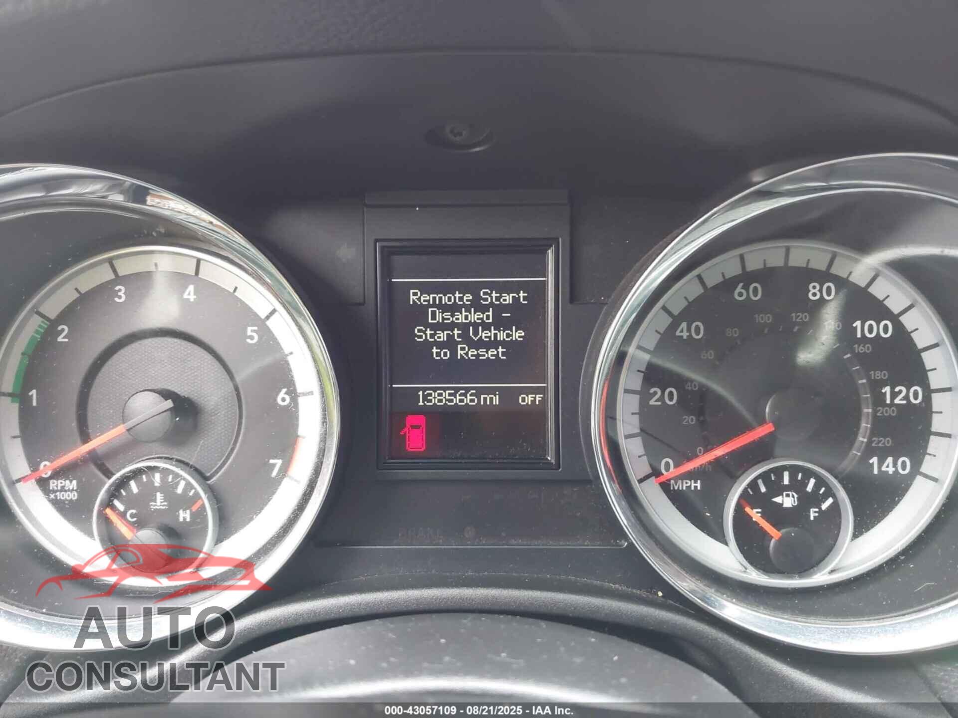 DODGE DURANGO 2013 - 1C4RDJDG9DC632962