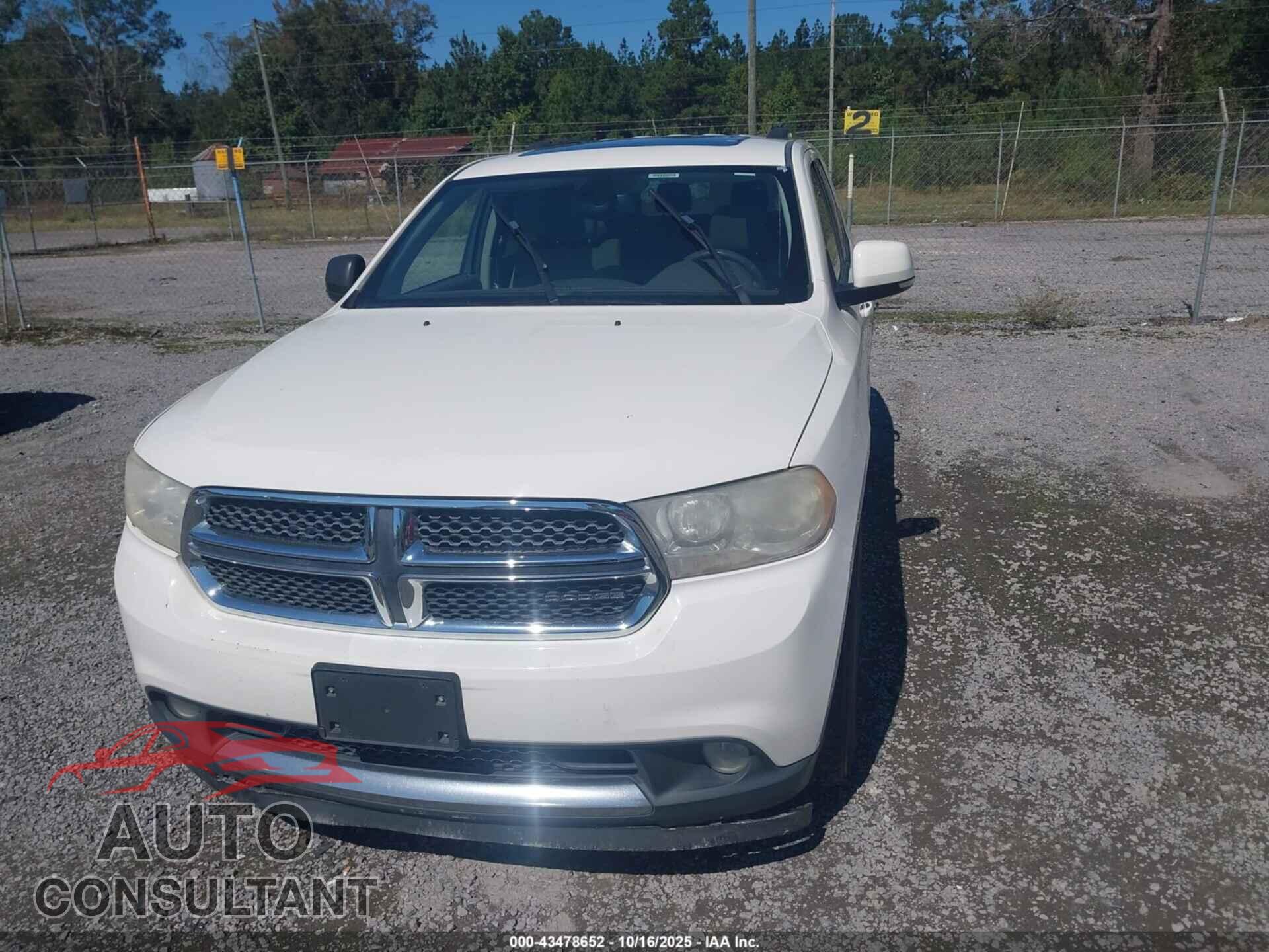 DODGE DURANGO 2012 - 1C4RDHDG1CC182778