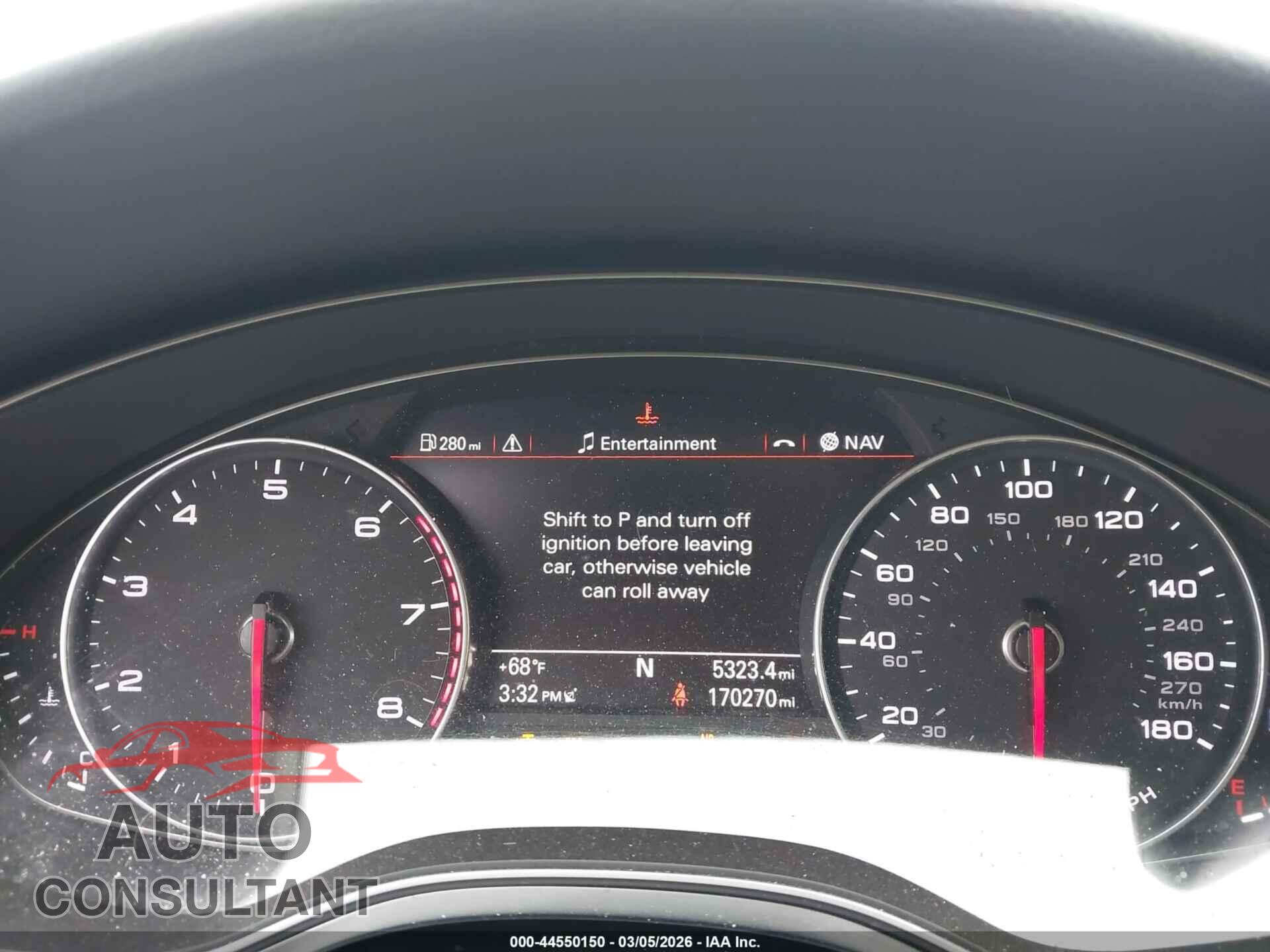 AUDI A6 2013 - WAUGFAFC2DN054121