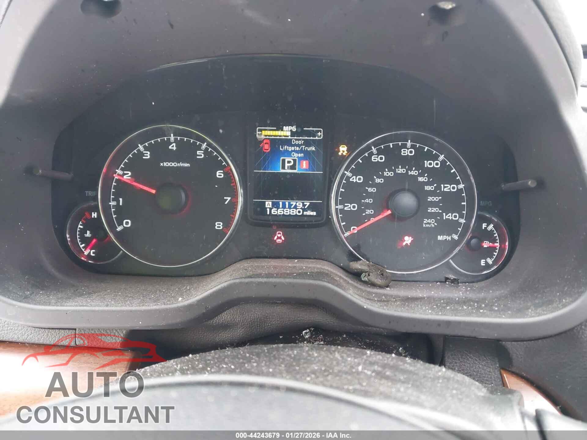 SUBARU OUTBACK 2013 - 4S4BRBKC9D3285931