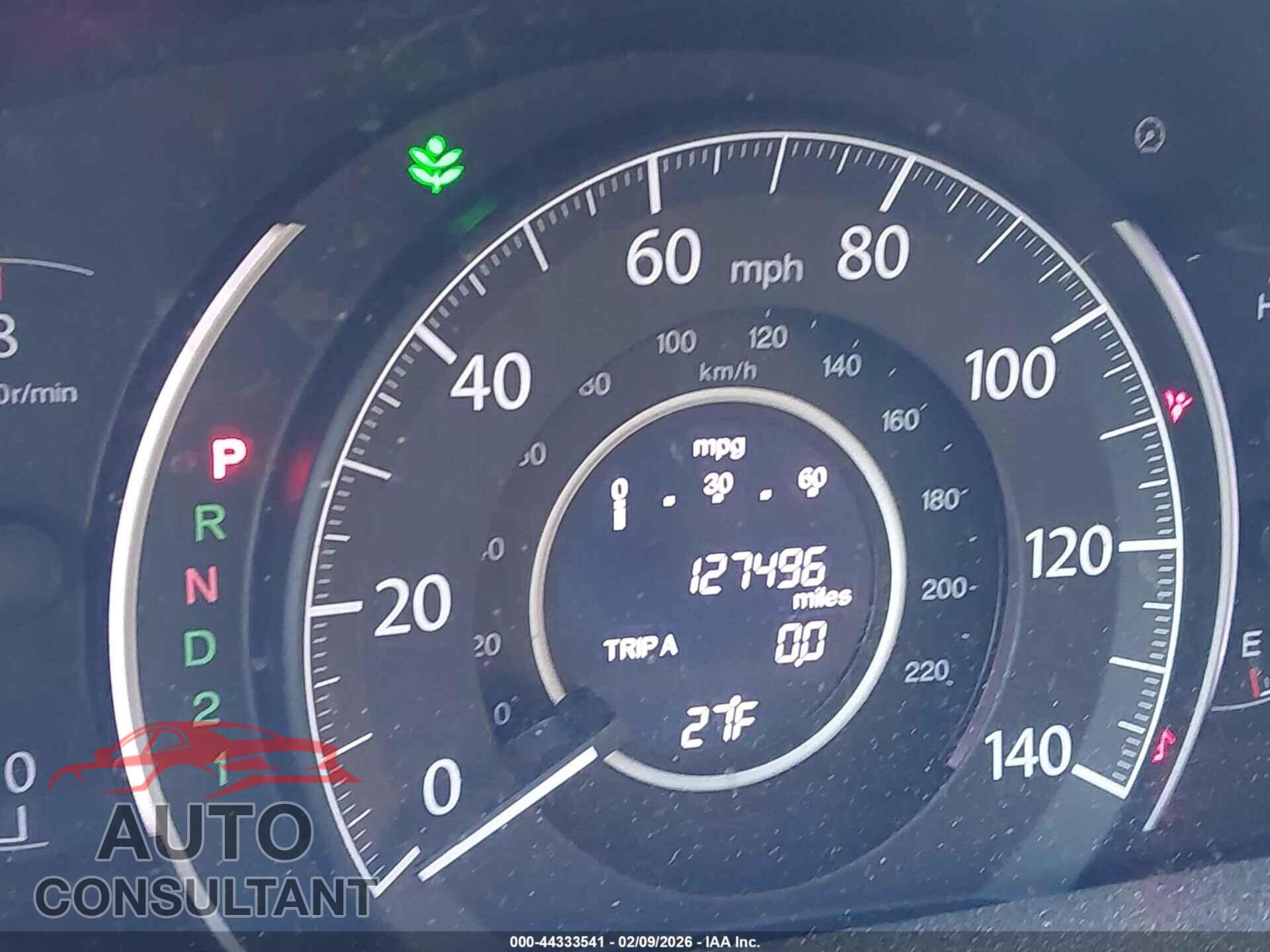 HONDA CR-V 2012 - 5J6RM4H58CL073326