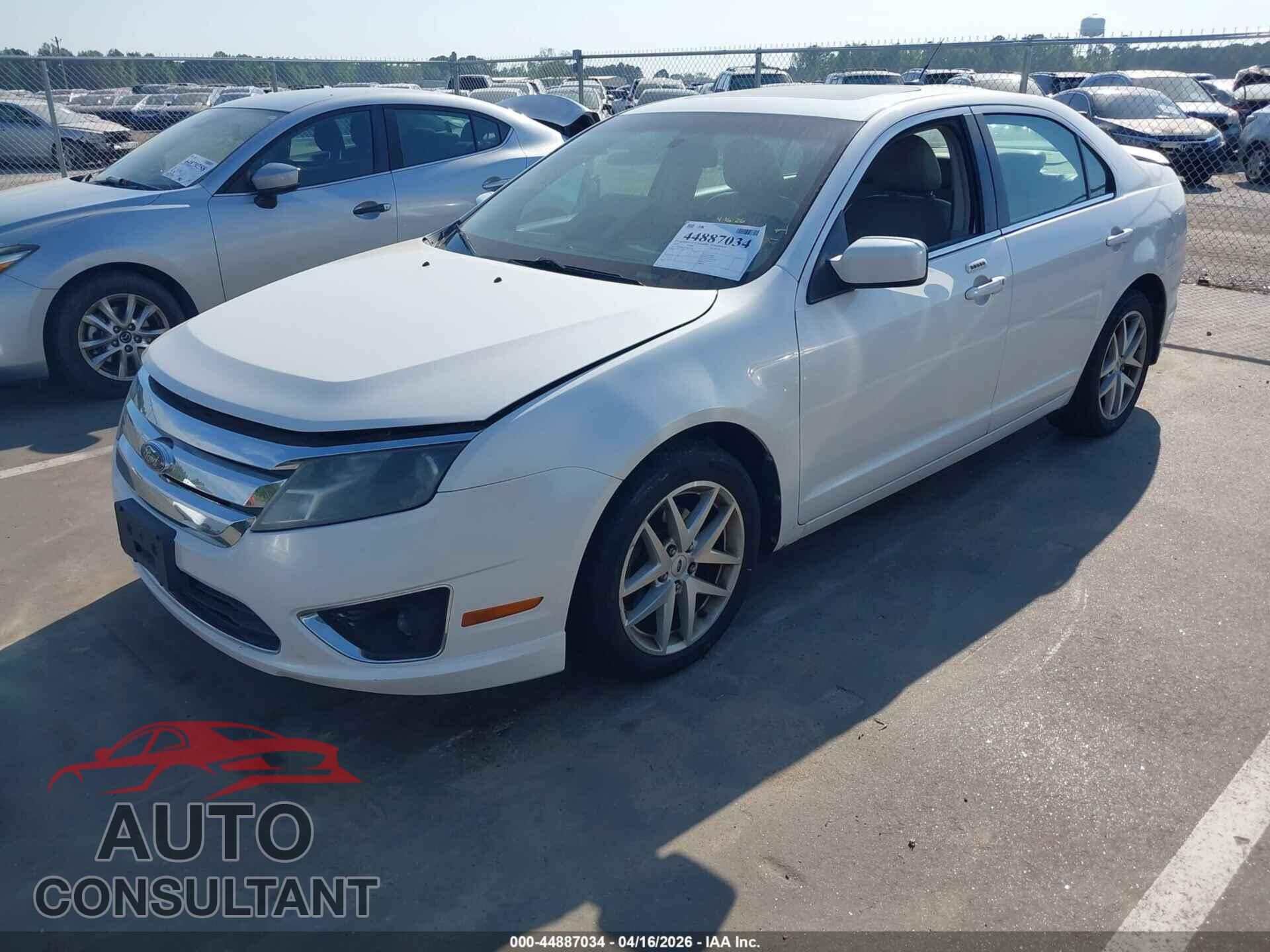 FORD FUSION 2010 - 3FAHP0JAXAR184232