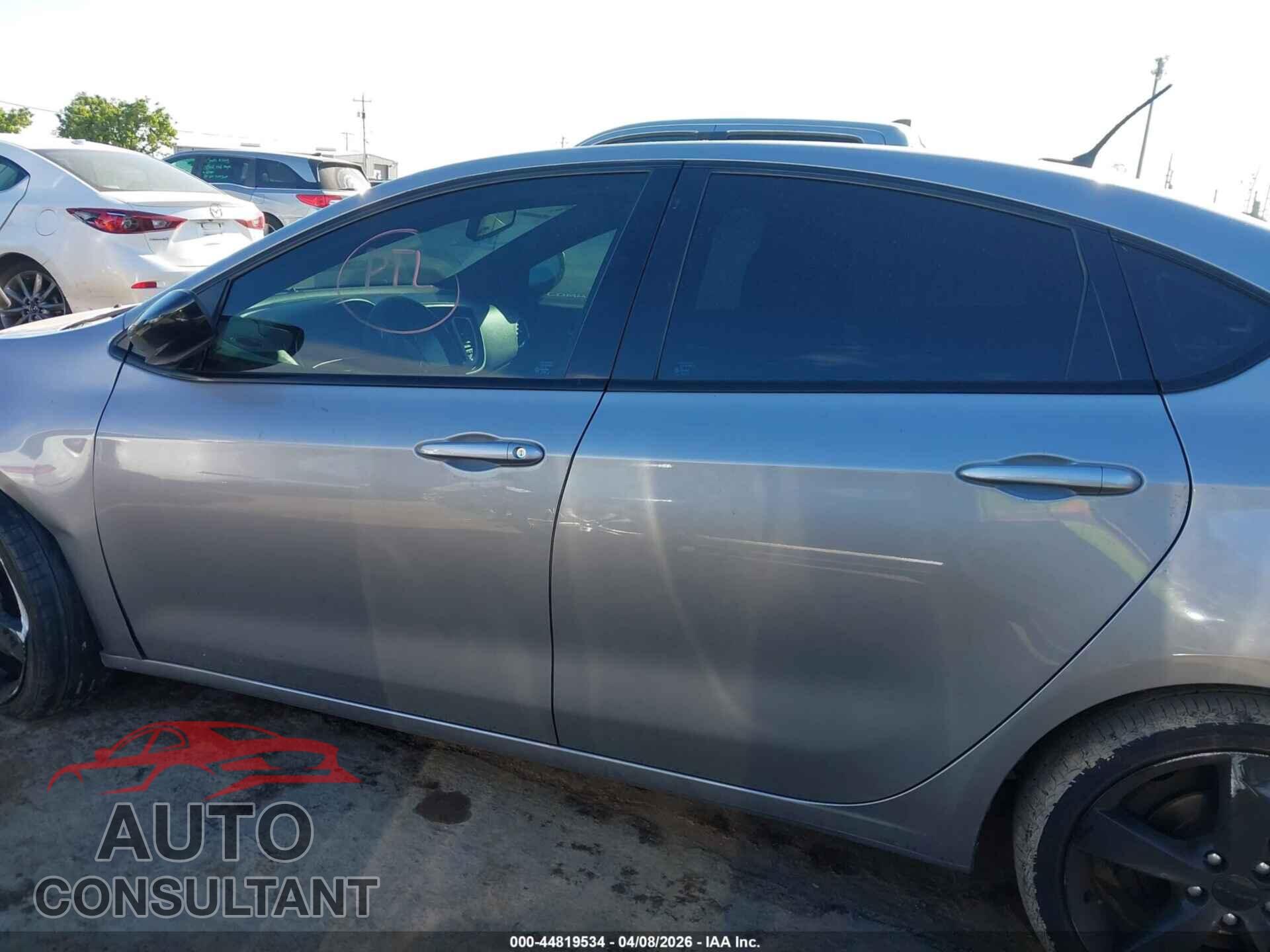 DODGE DART 2015 - 1C3CDFBB6FD213172