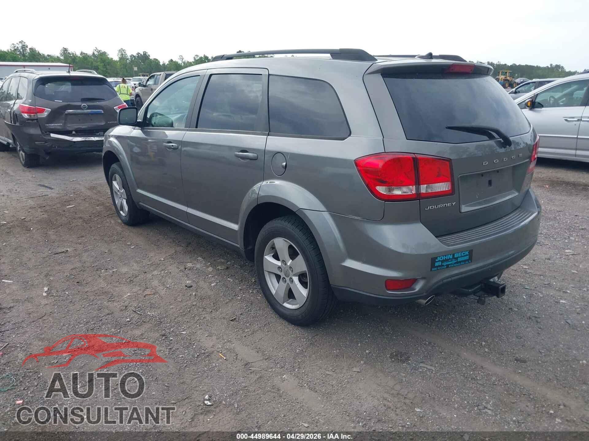 DODGE JOURNEY 2012 - 3C4PDCBG4CT187409