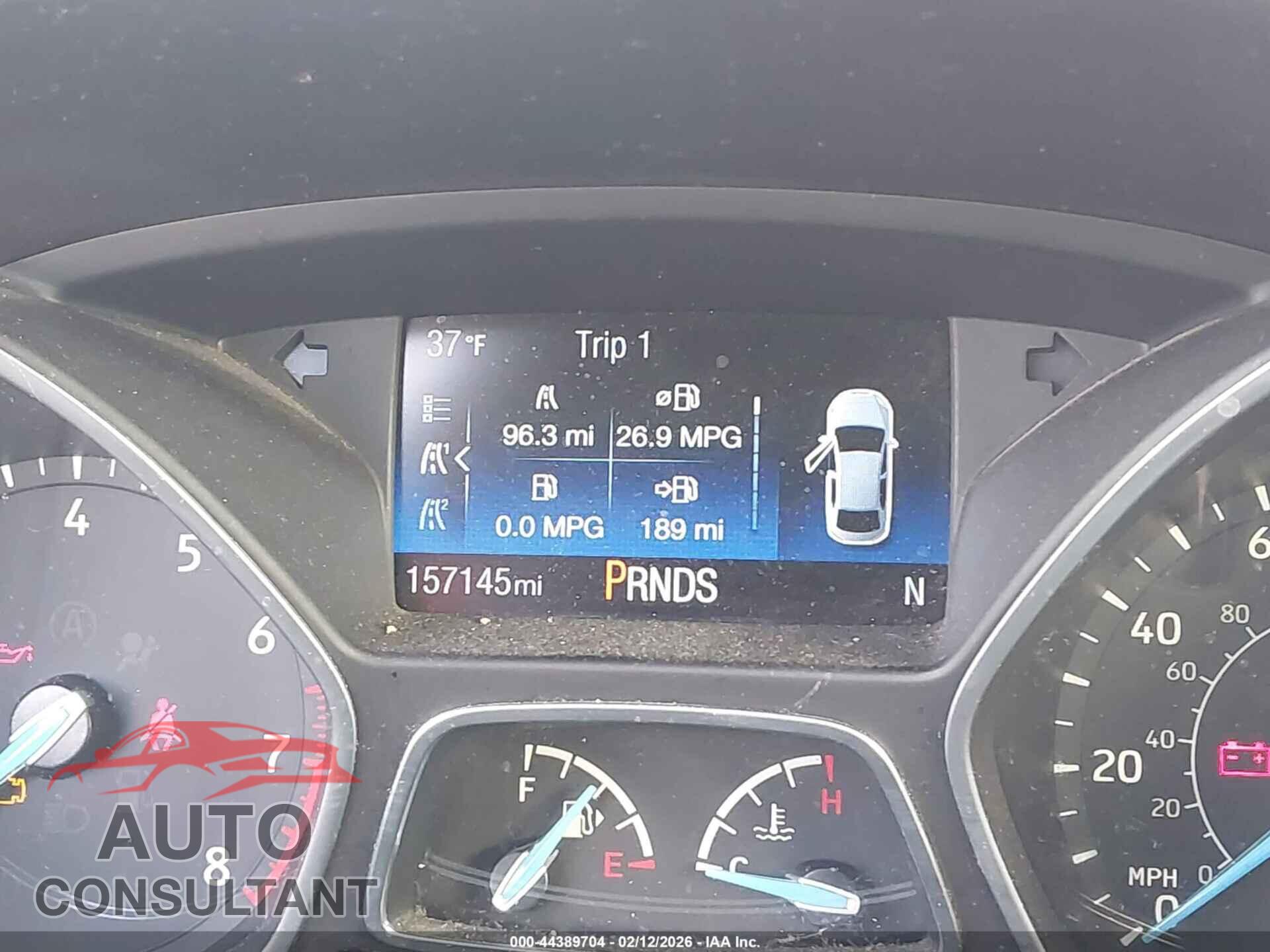 FORD FOCUS 2016 - 1FADP3F29GL378694
