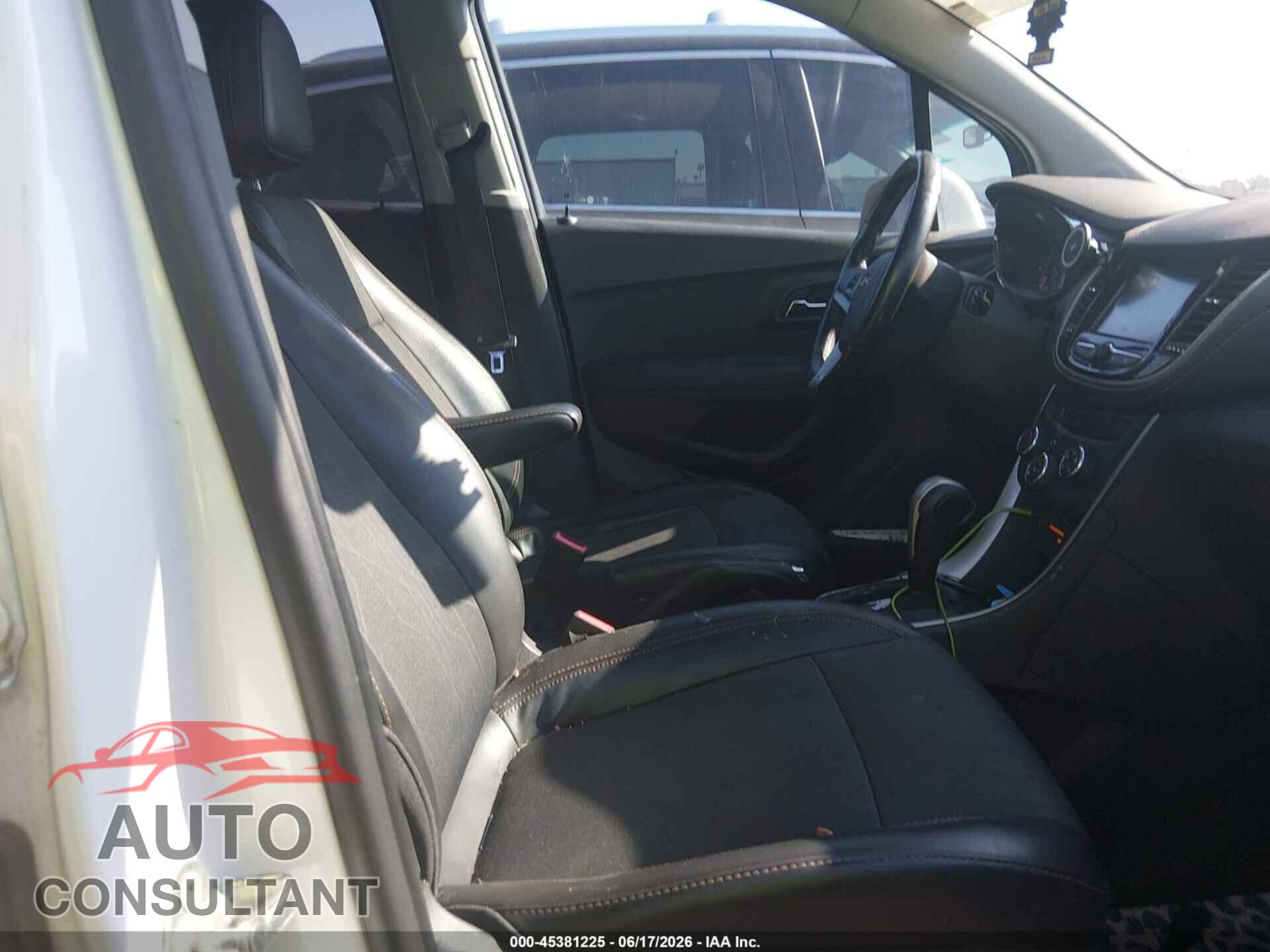 CHEVROLET TRAX 2017 - 3GNCJLSB0HL279921
