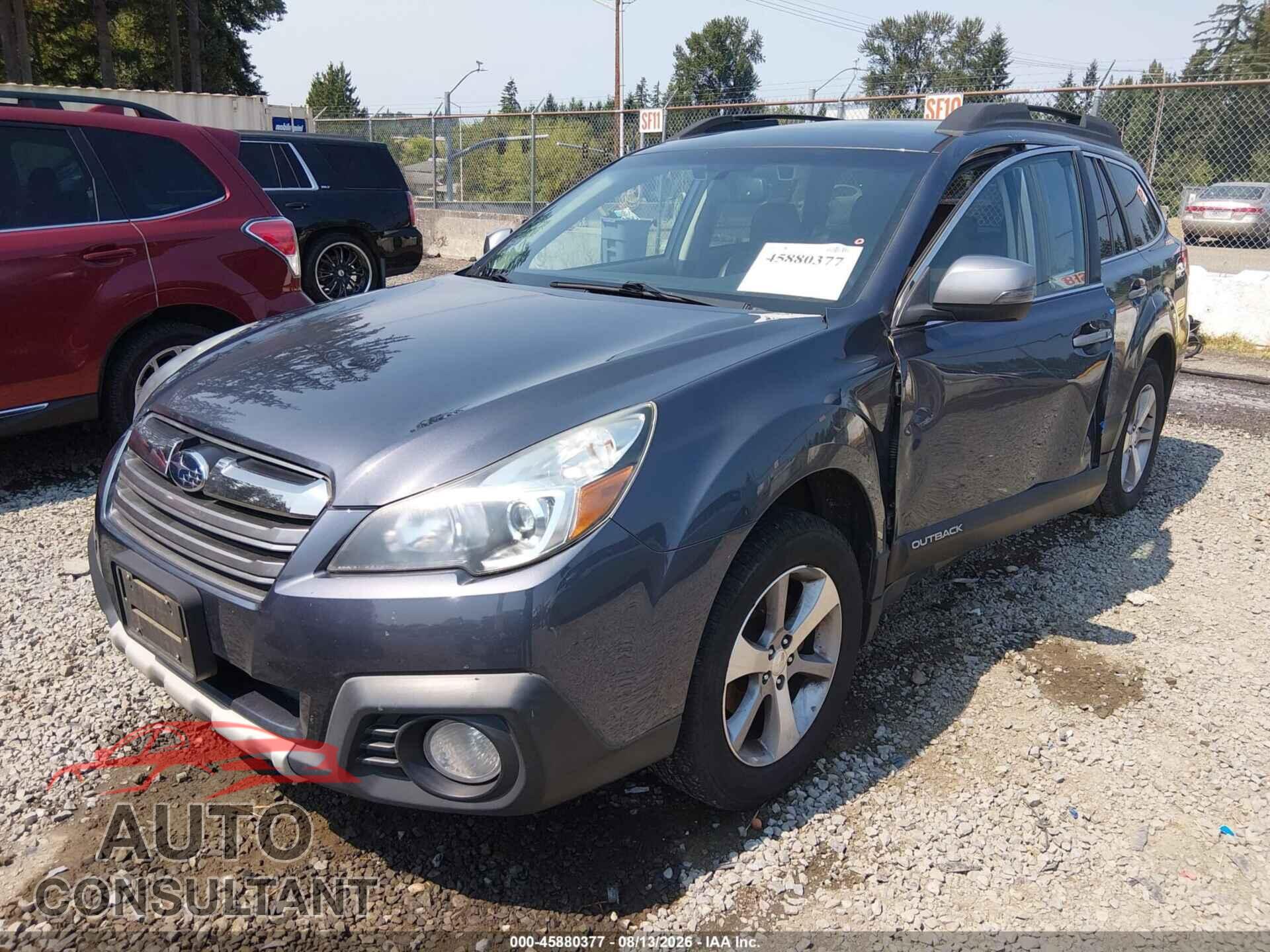 SUBARU OUTBACK 2014 - 4S4BRBPC6E3284830
