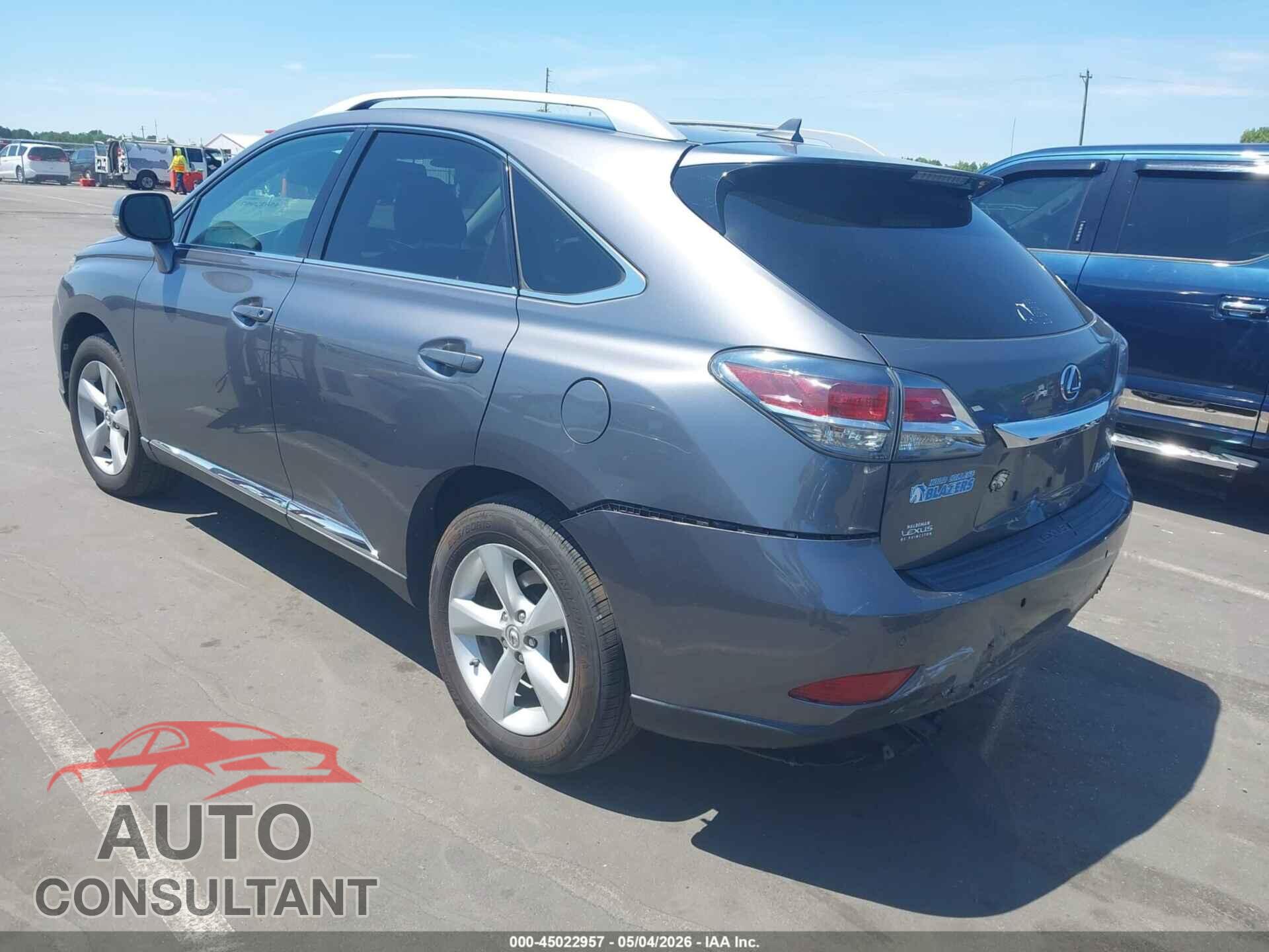LEXUS RX 350 2013 - 2T2BK1BA9DC167334