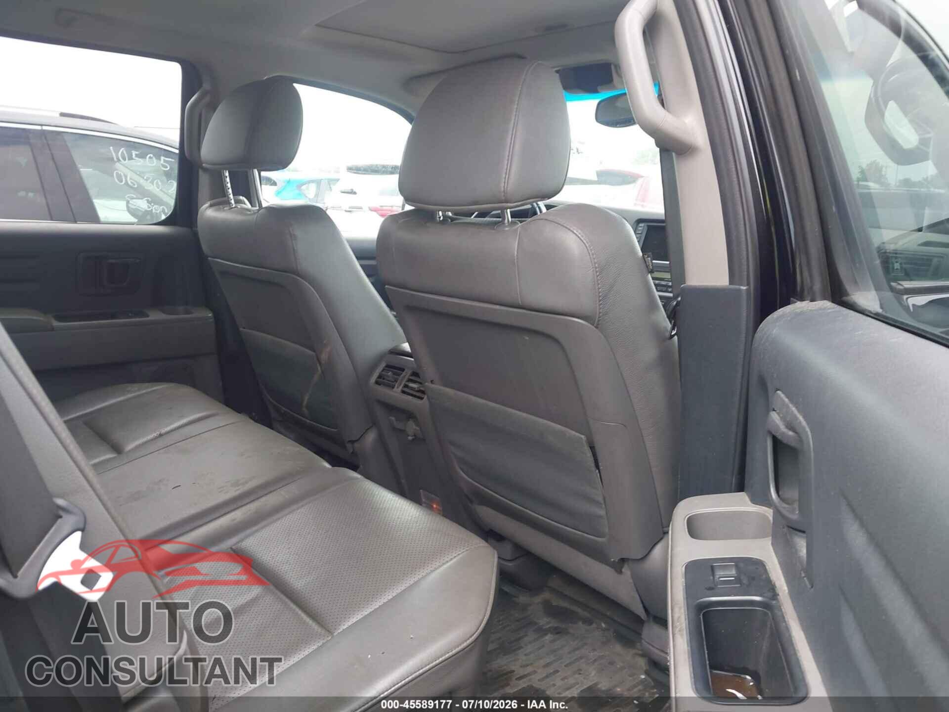 HONDA RIDGELINE 2012 - 5FPYK1F57CB452689