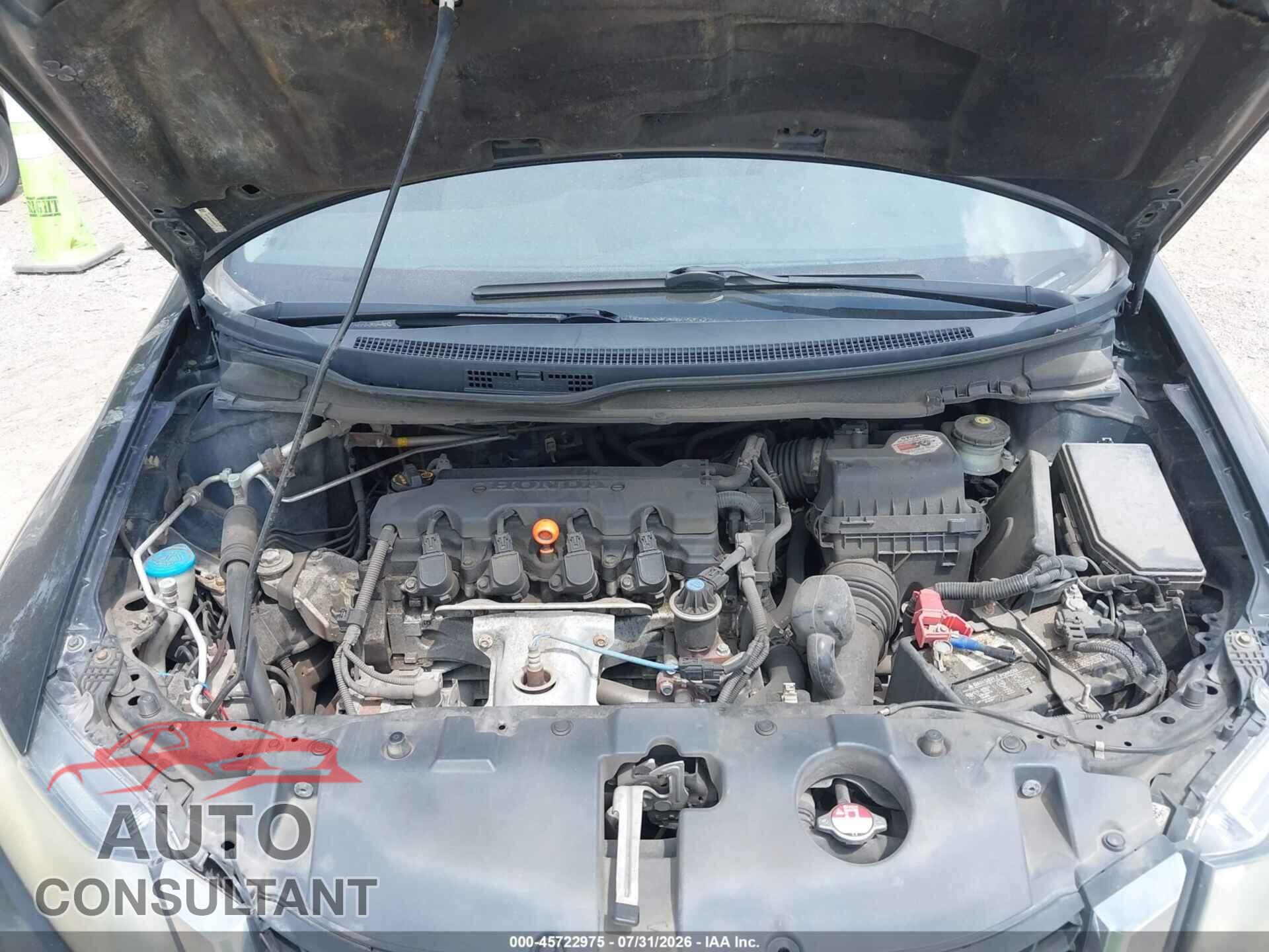 HONDA CIVIC 2013 - 19XFB2F54DE095176