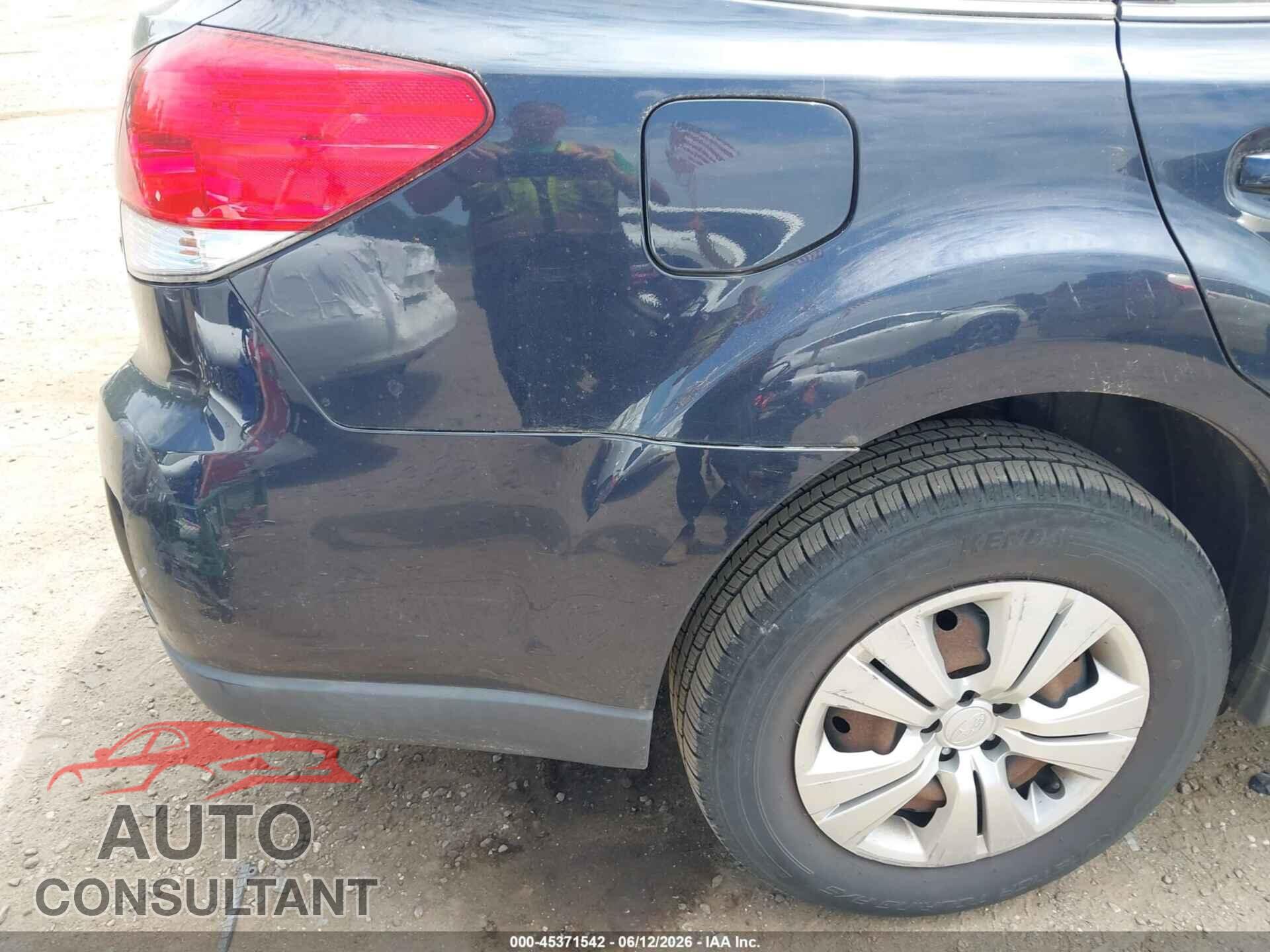 SUBARU OUTBACK 2013 - 4S4BRBAC6D3245212