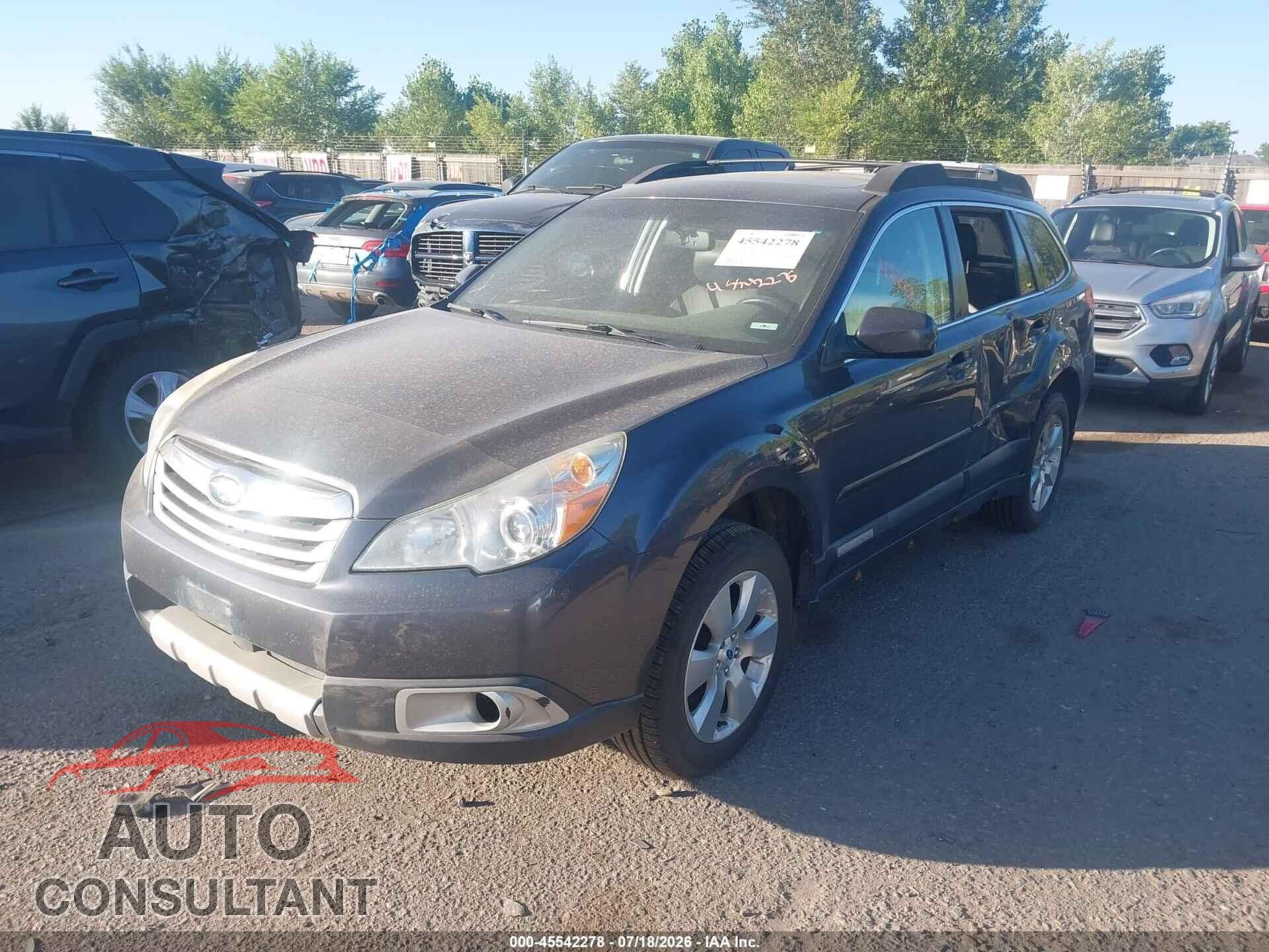 SUBARU OUTBACK 2012 - 4S4BRDLC0C2295181