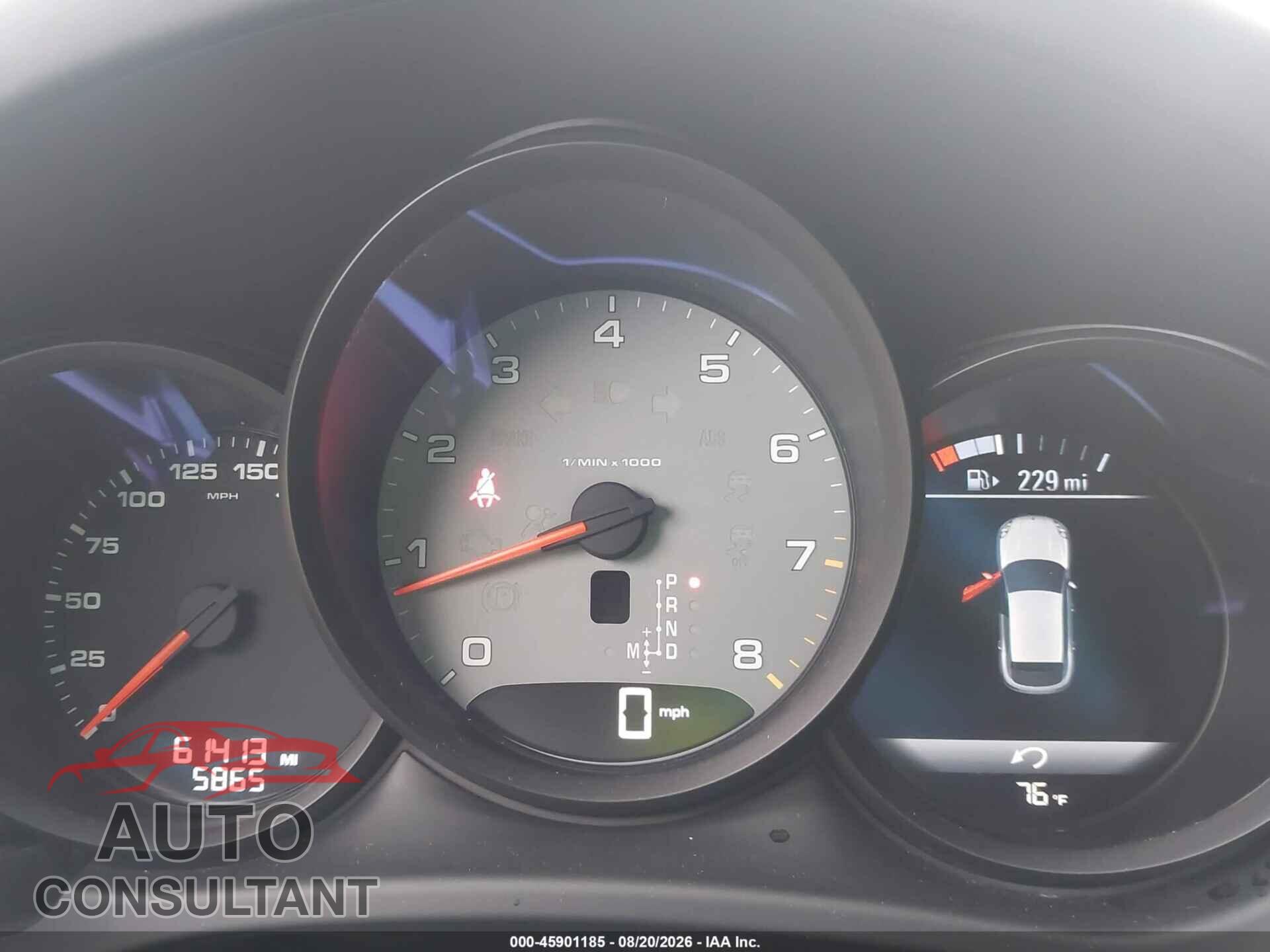 PORSCHE MACAN 2020 - WP1AB2A59LLB31417