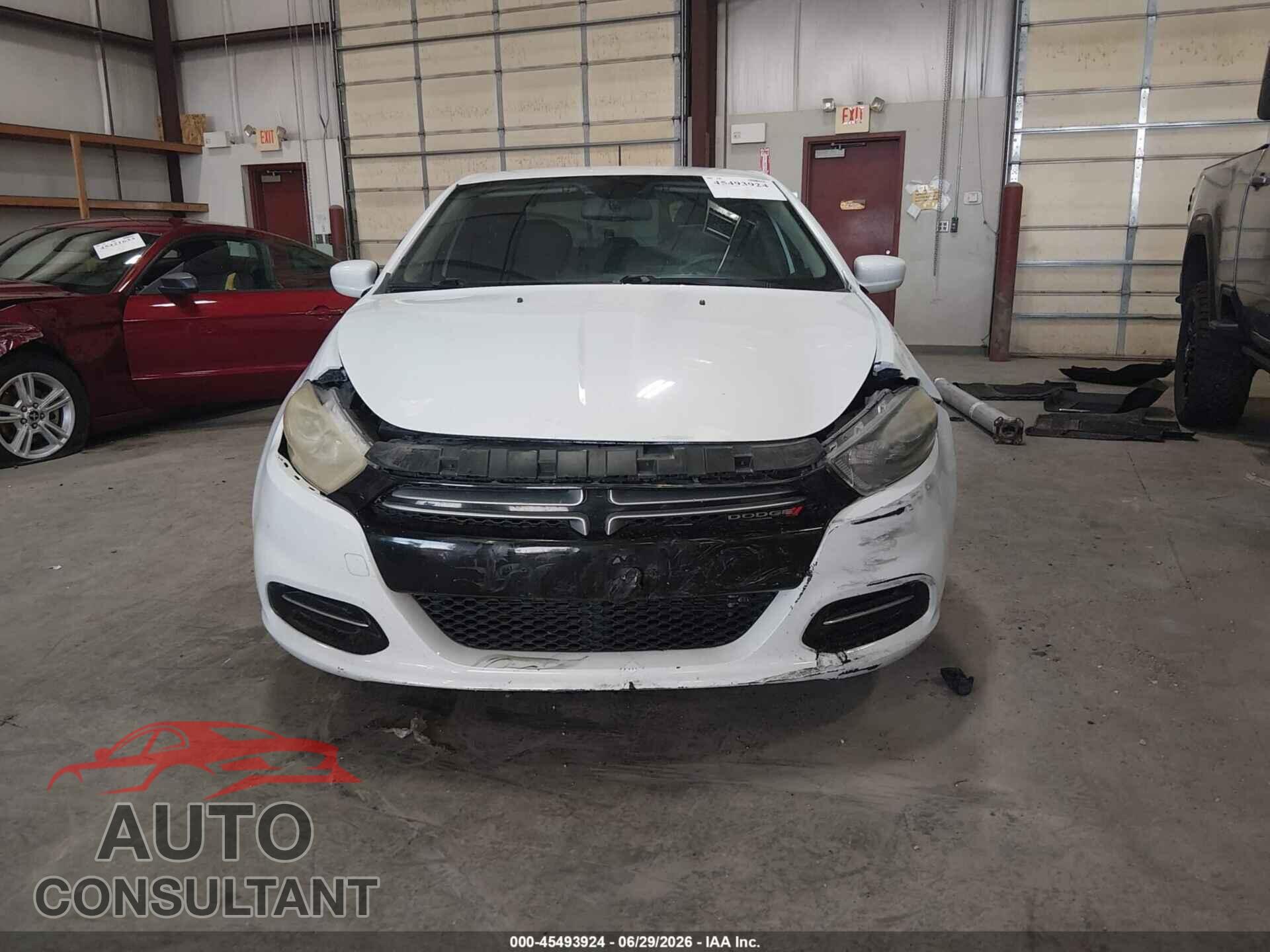 DODGE DART 2015 - 1C3CDFBB3FD227191