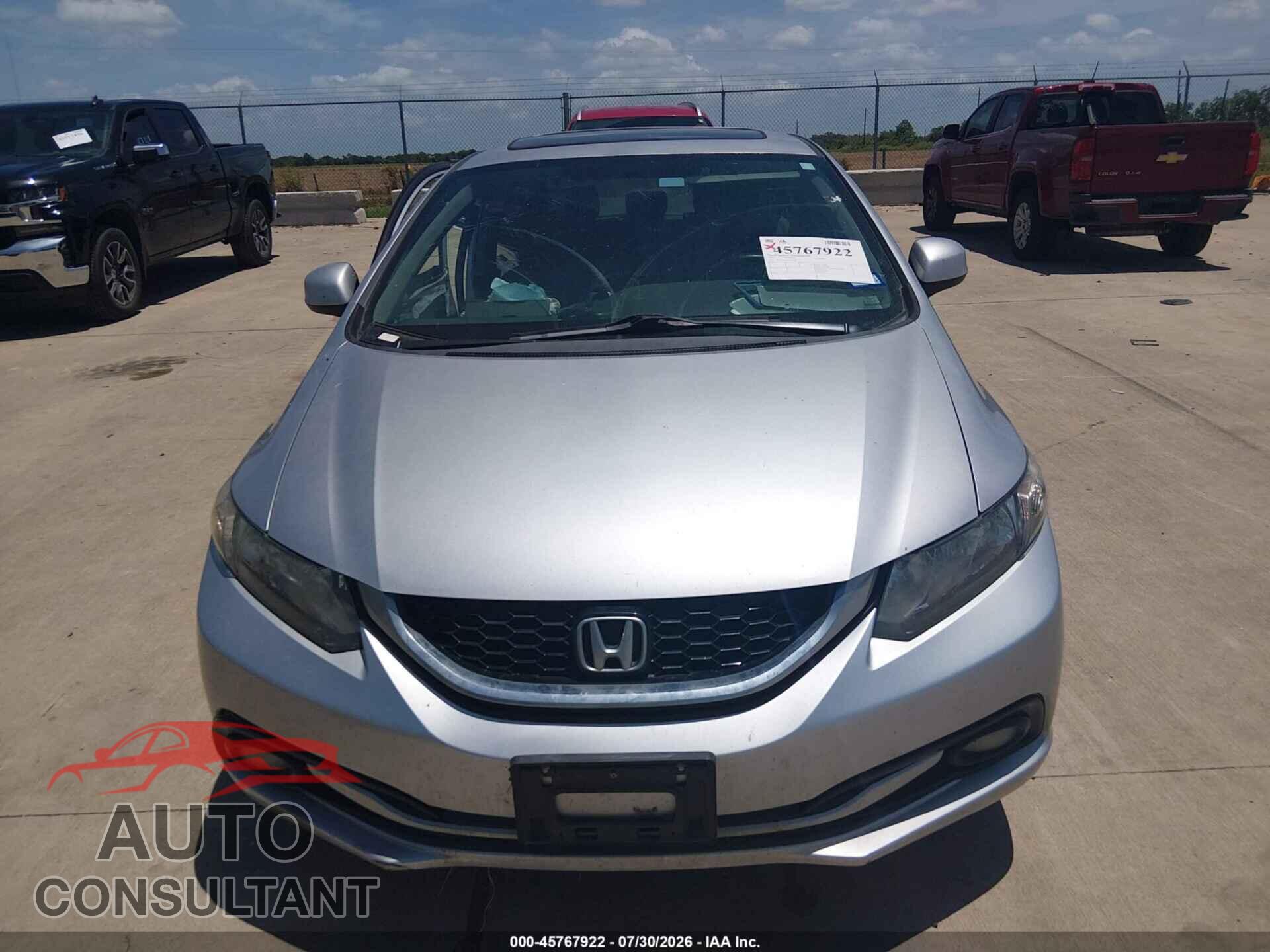 HONDA CIVIC 2013 - 19XFB2F94DE049530