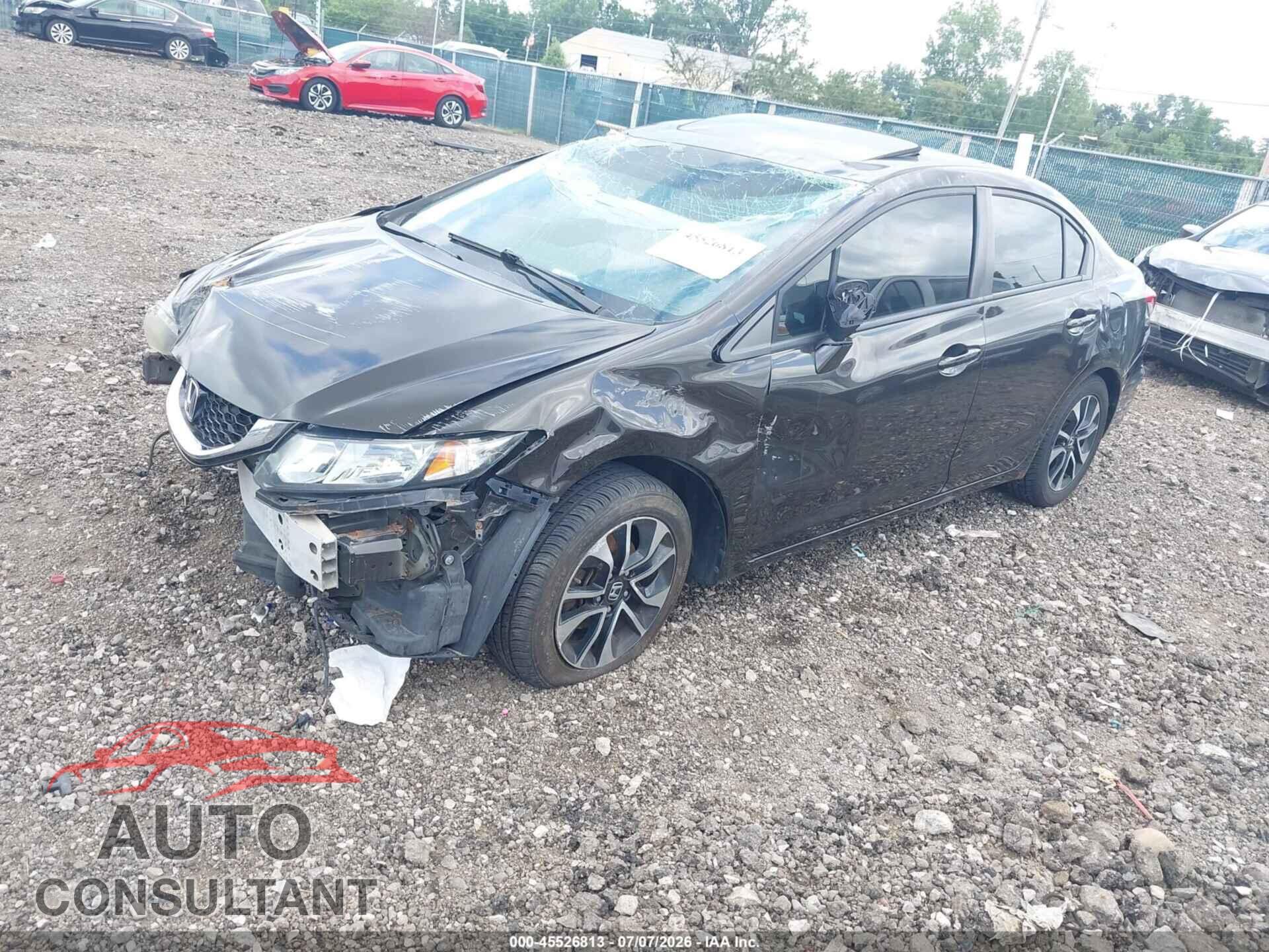 HONDA CIVIC 2013 - 19XFB2F96DE033667