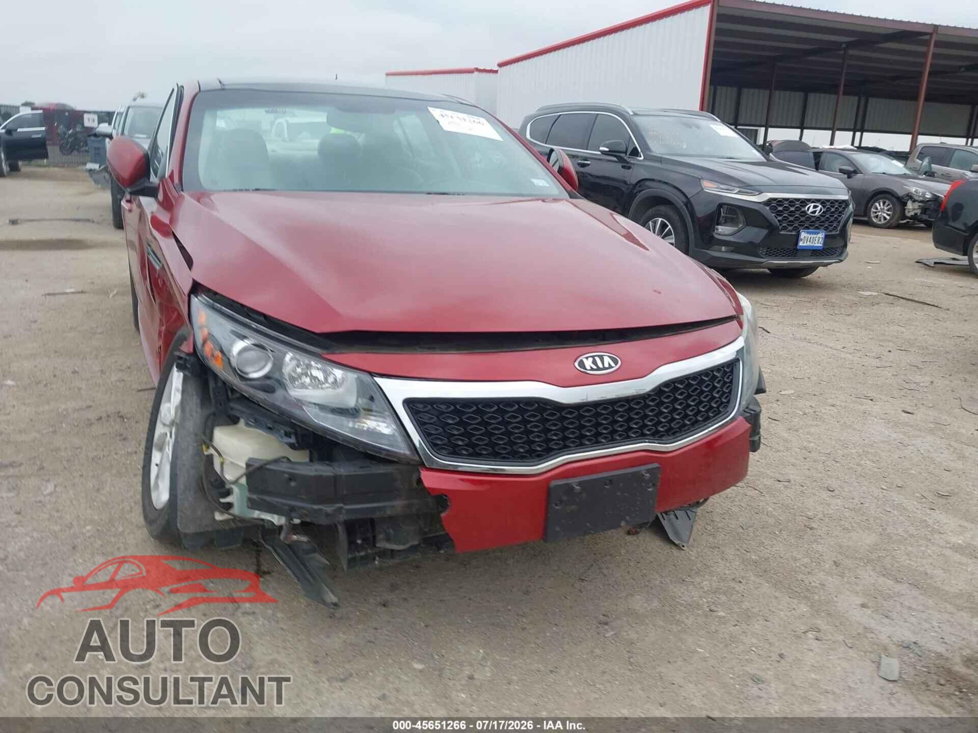 KIA OPTIMA 2011 - KNAGN4A77B5064672