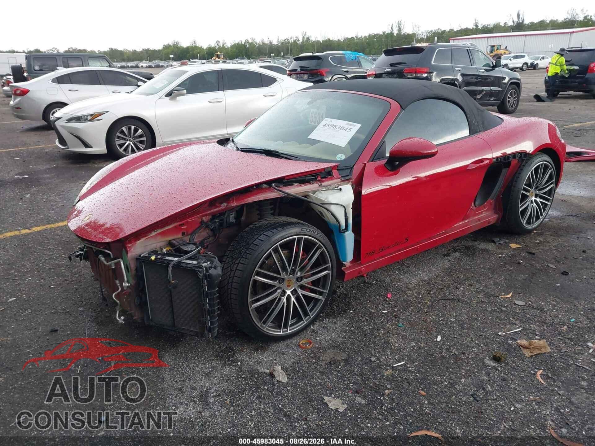 PORSCHE 718 BOXSTER 2017 - WP0CB2A81HS241282