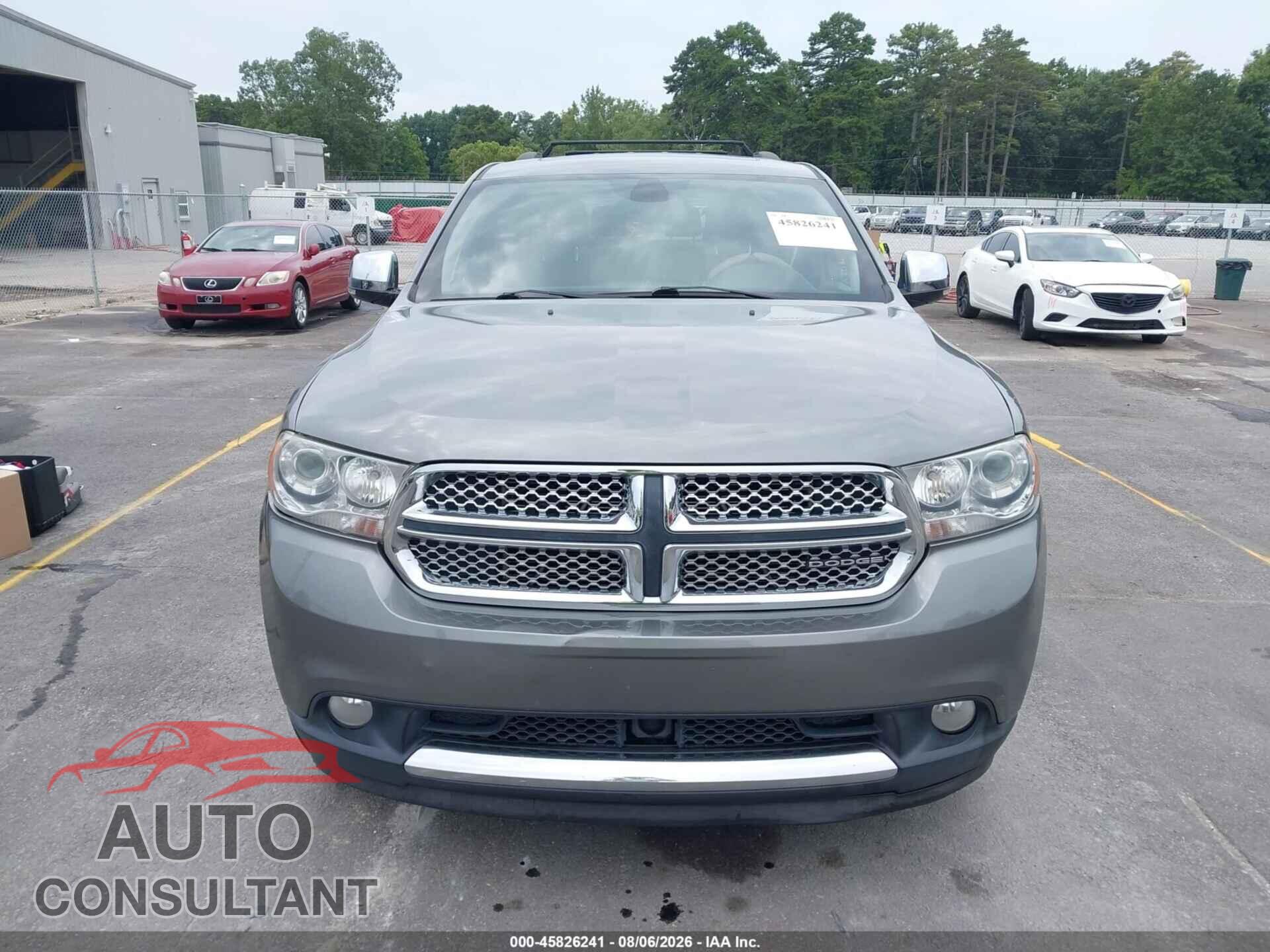 DODGE DURANGO 2011 - 1D4RD5GG8BC742257