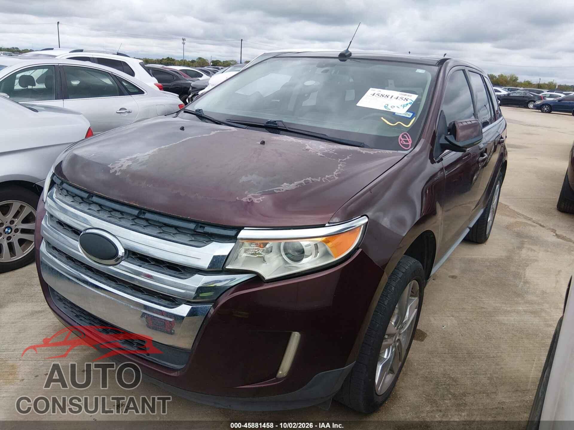 FORD EDGE 2012 - 2FMDK3KC8CBA26817