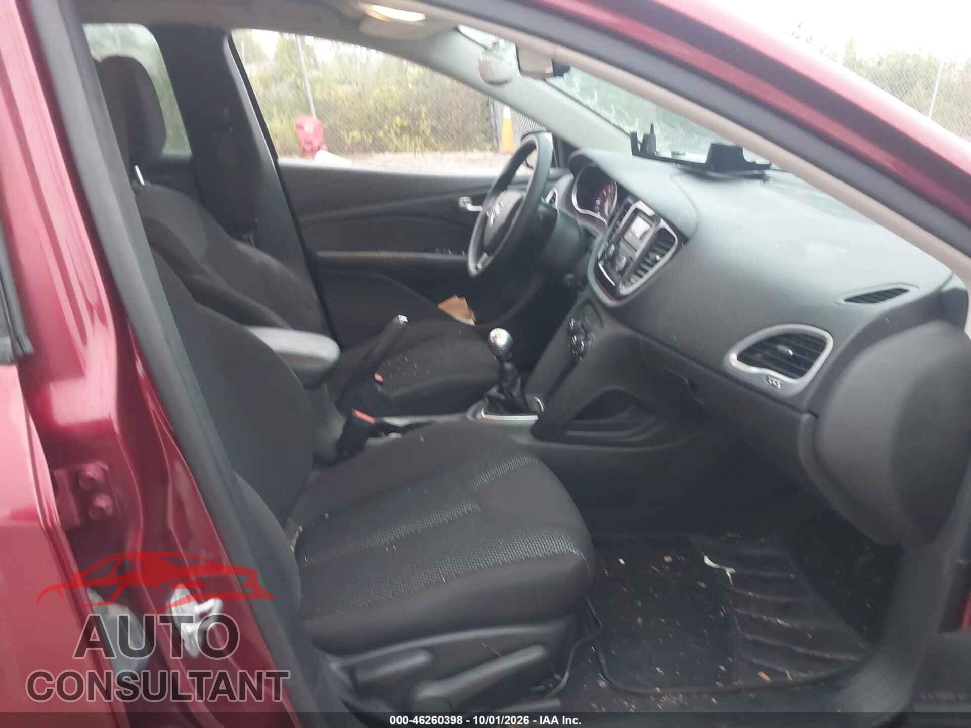 DODGE DART 2015 - 1C3CDFAA9FD267767