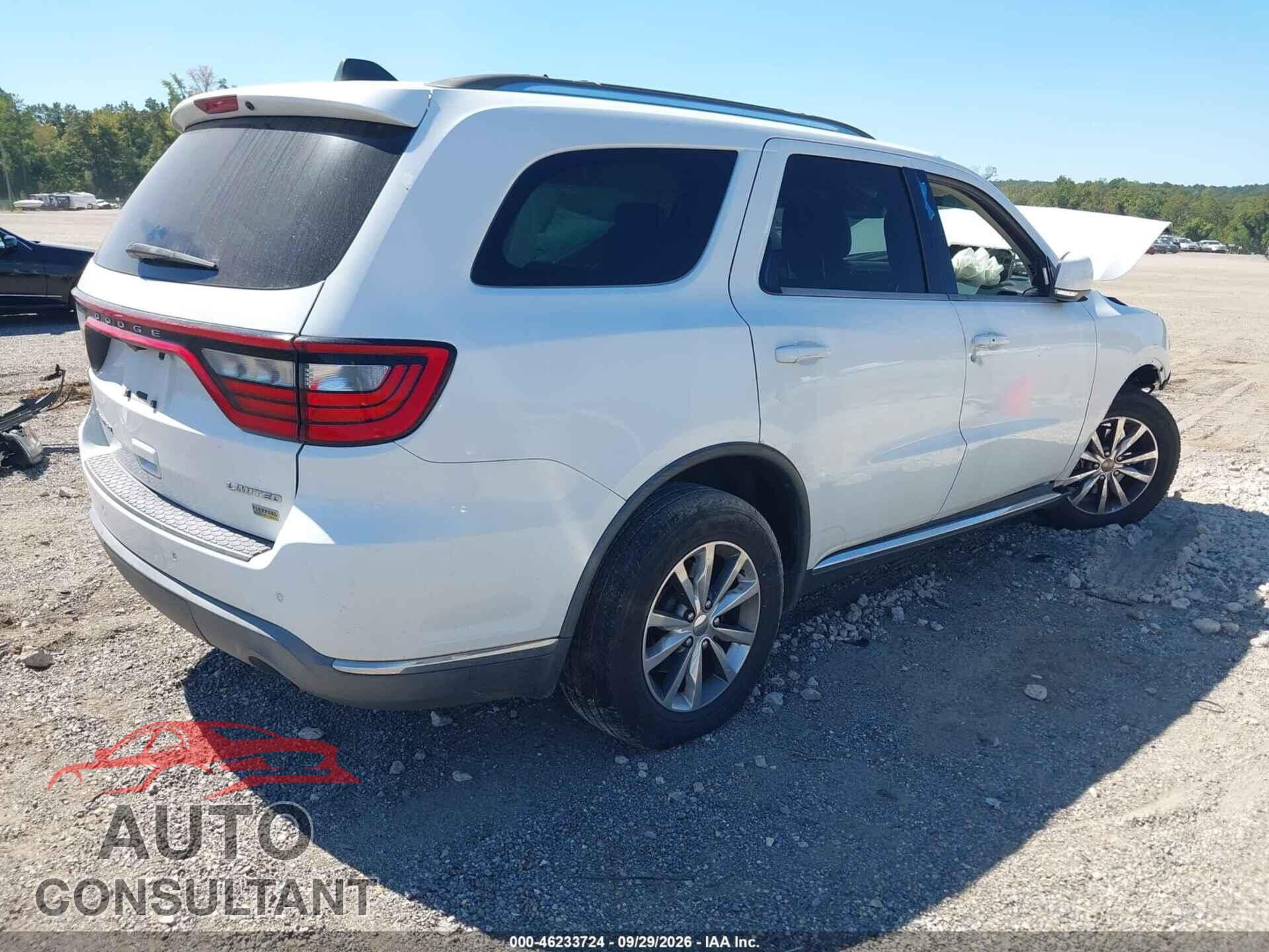 DODGE DURANGO 2015 - 1C4RDHDG2FC169350