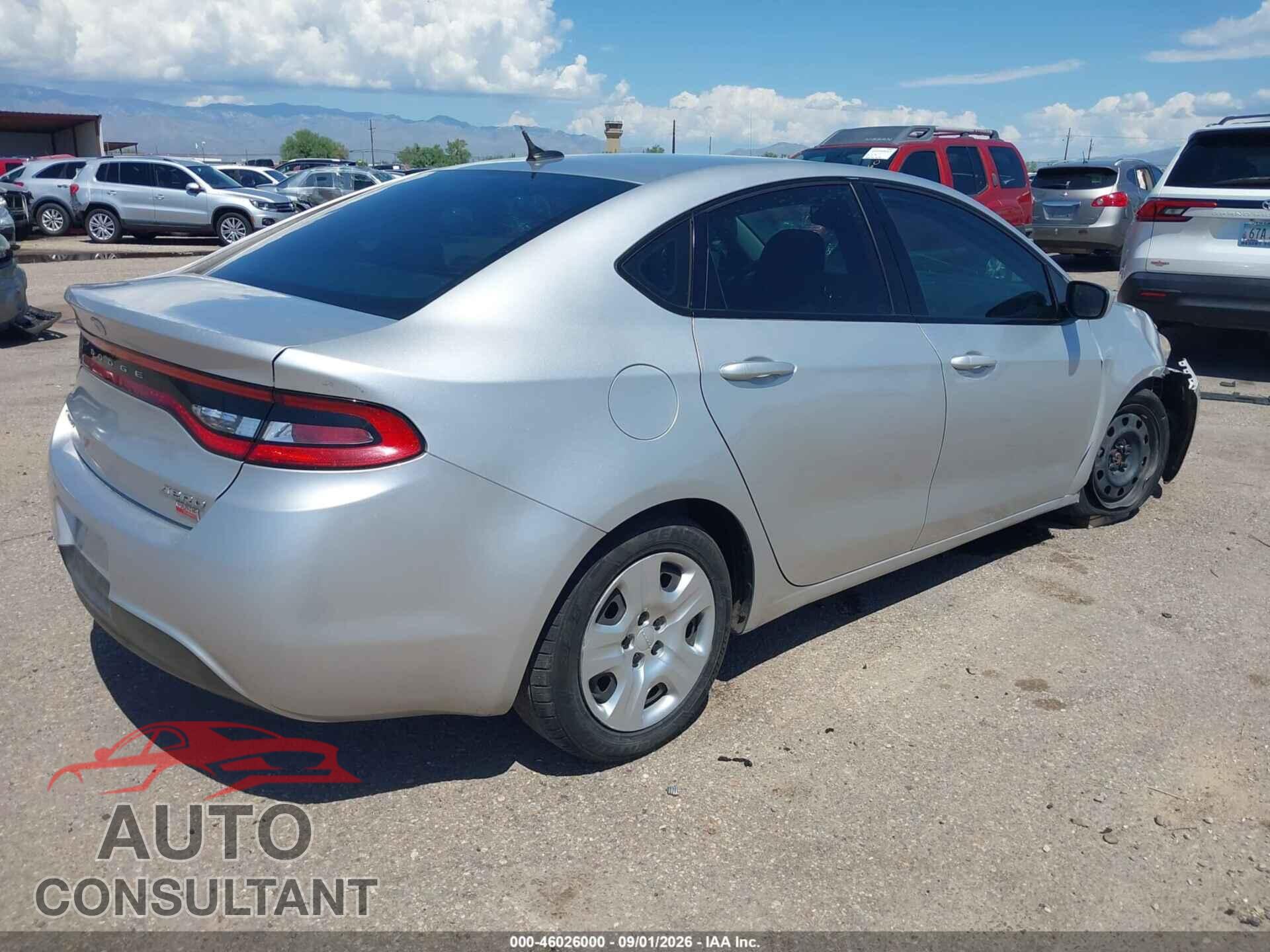 DODGE DART 2013 - 1C3CDFAH6DD215863
