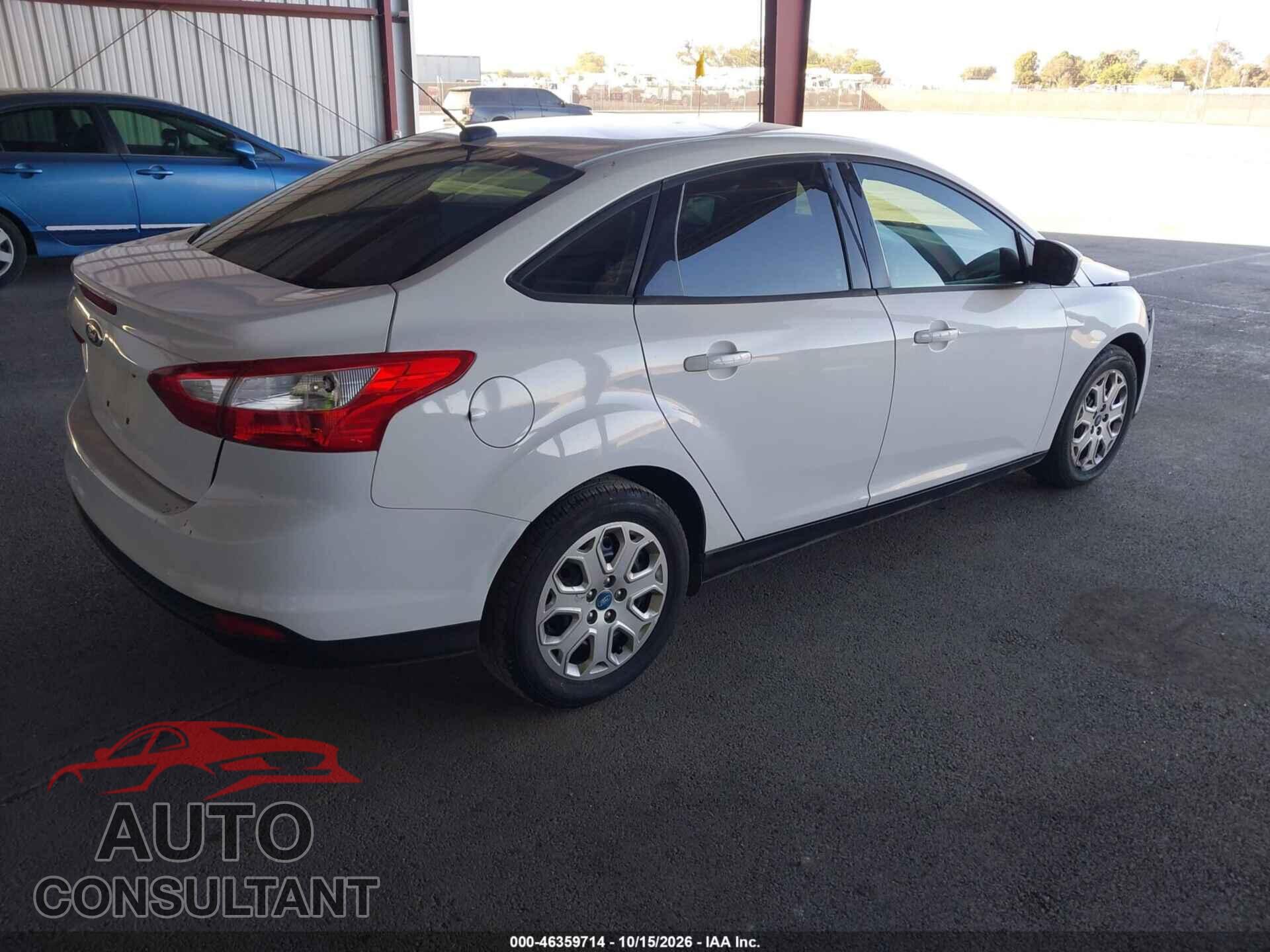 FORD FOCUS 2012 - 1FAHP3F26CL315421