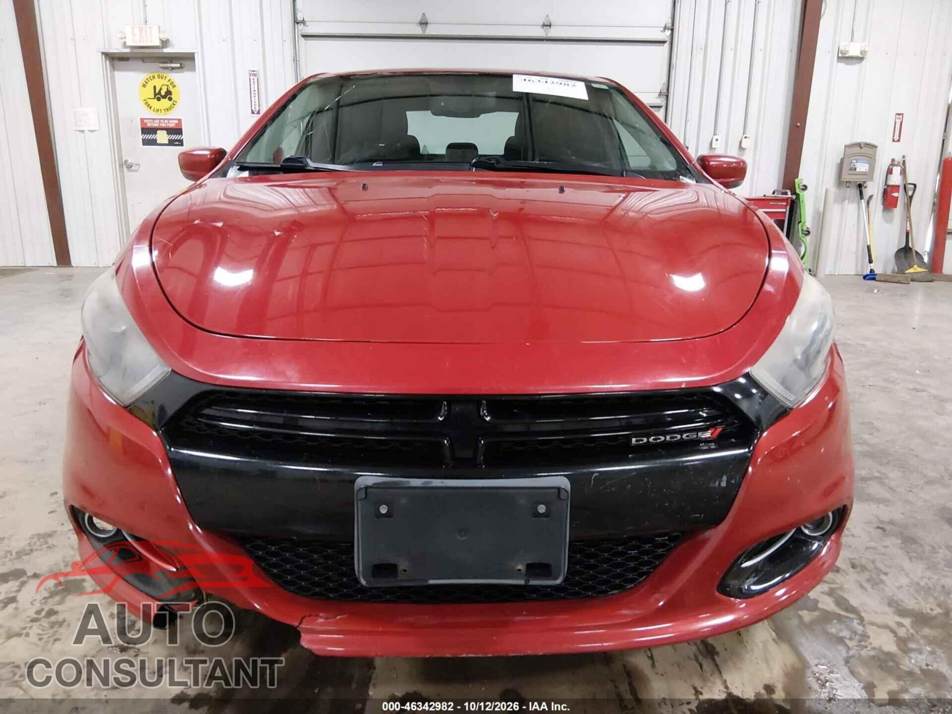 DODGE DART 2013 - 1C3CDFBA2DD337718