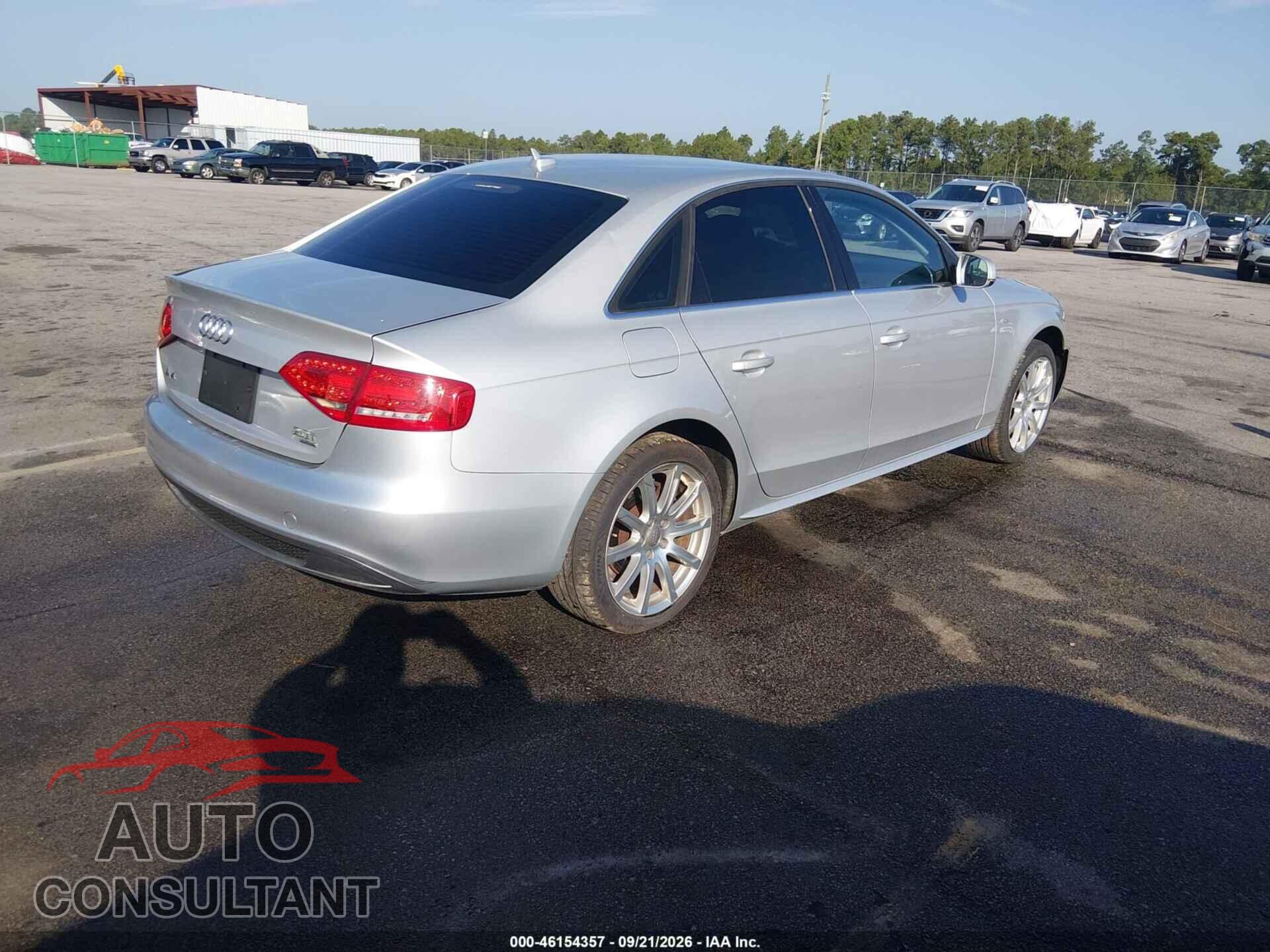 AUDI A4 2012 - WAUFFAFL0CA117900