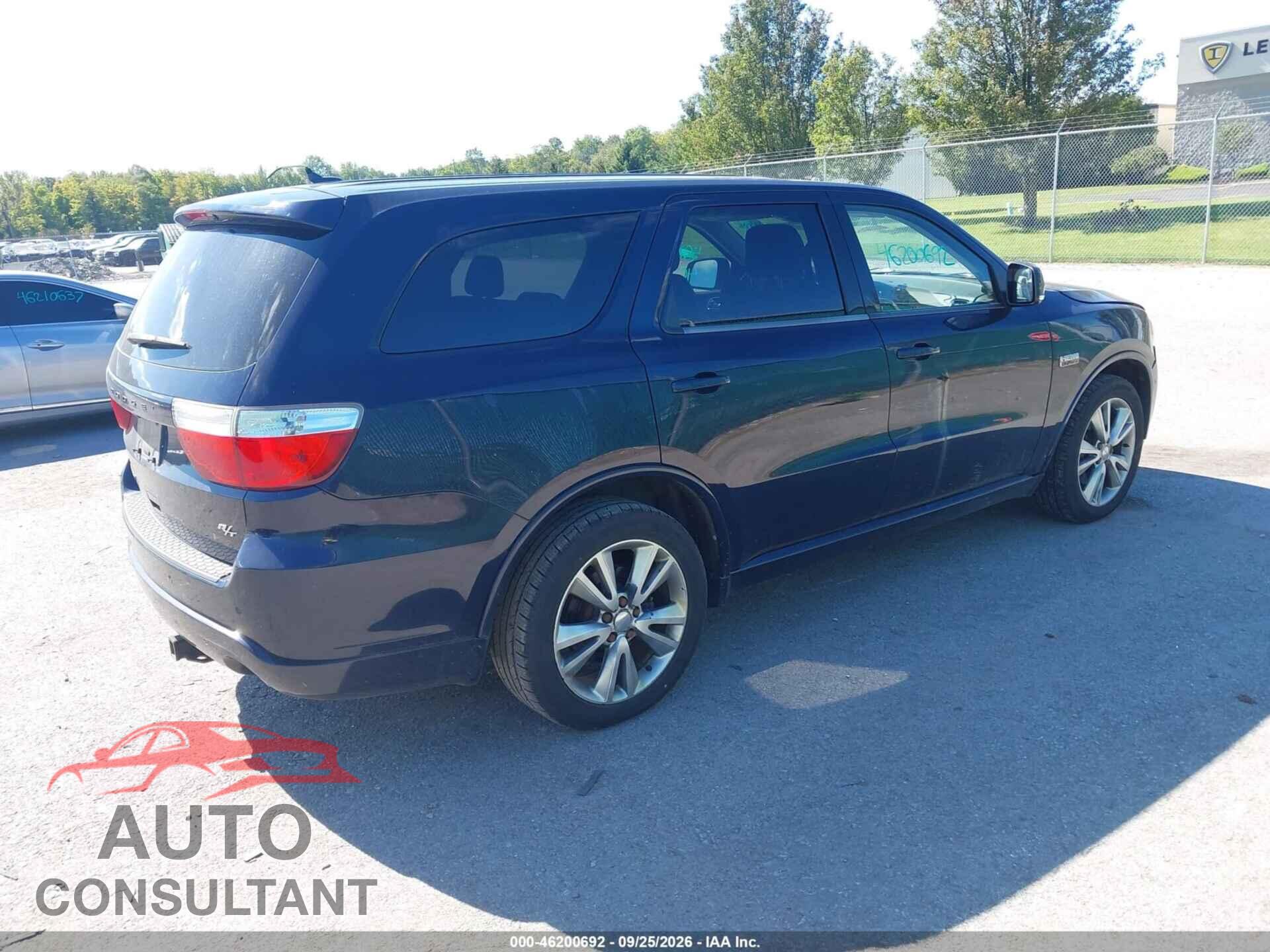 DODGE DURANGO 2012 - 1C4SDJCT2CC213222