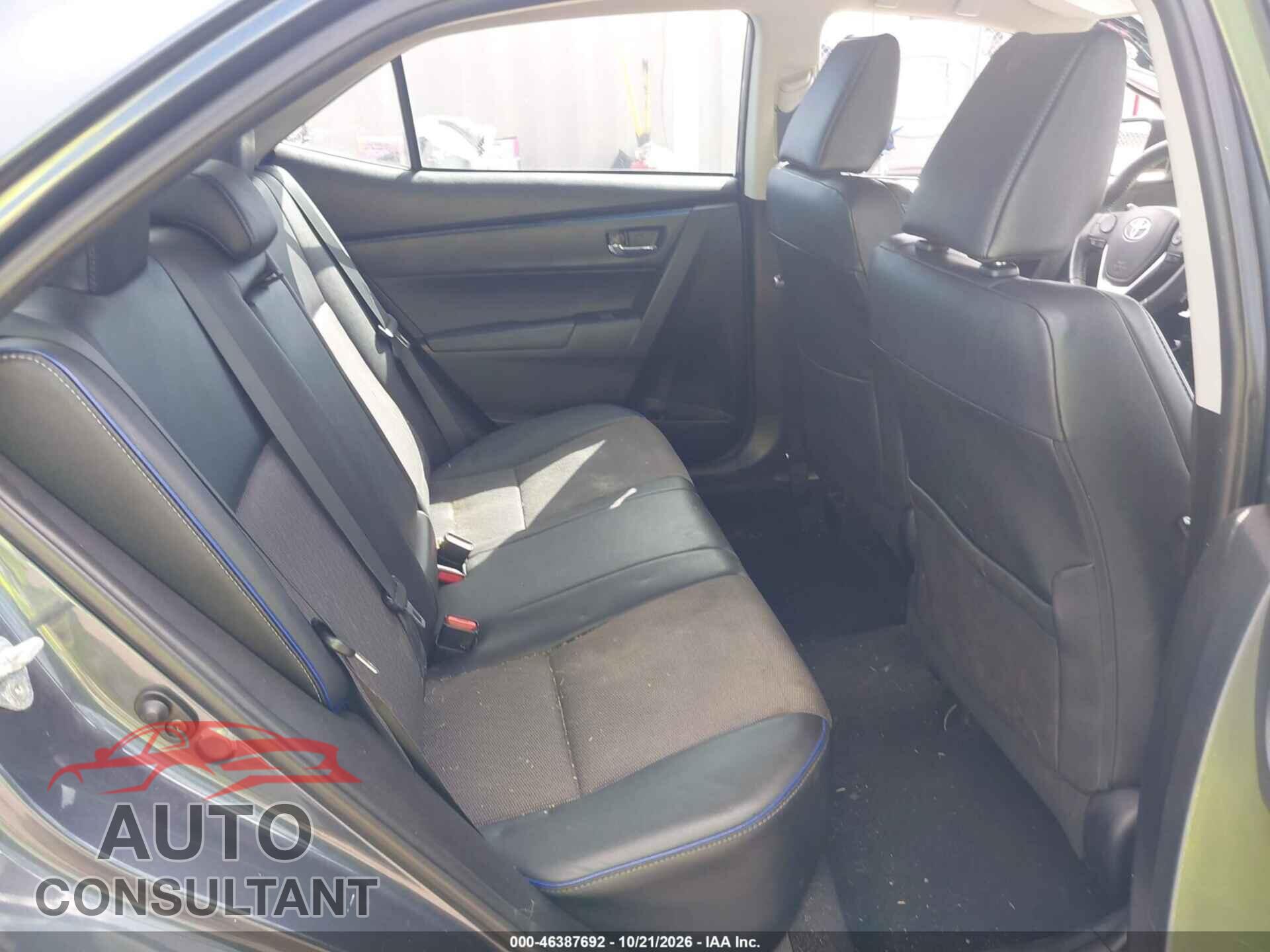 TOYOTA COROLLA 2017 - 5YFBURHE2HP579687