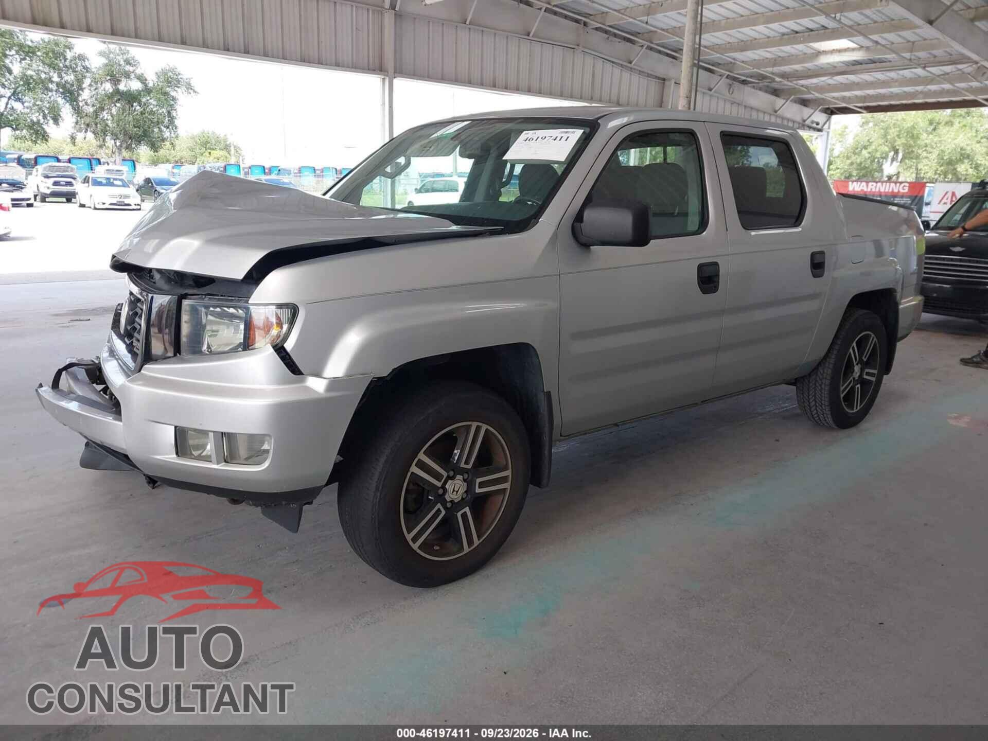 HONDA RIDGELINE 2013 - 5FPYK1F76DB002003