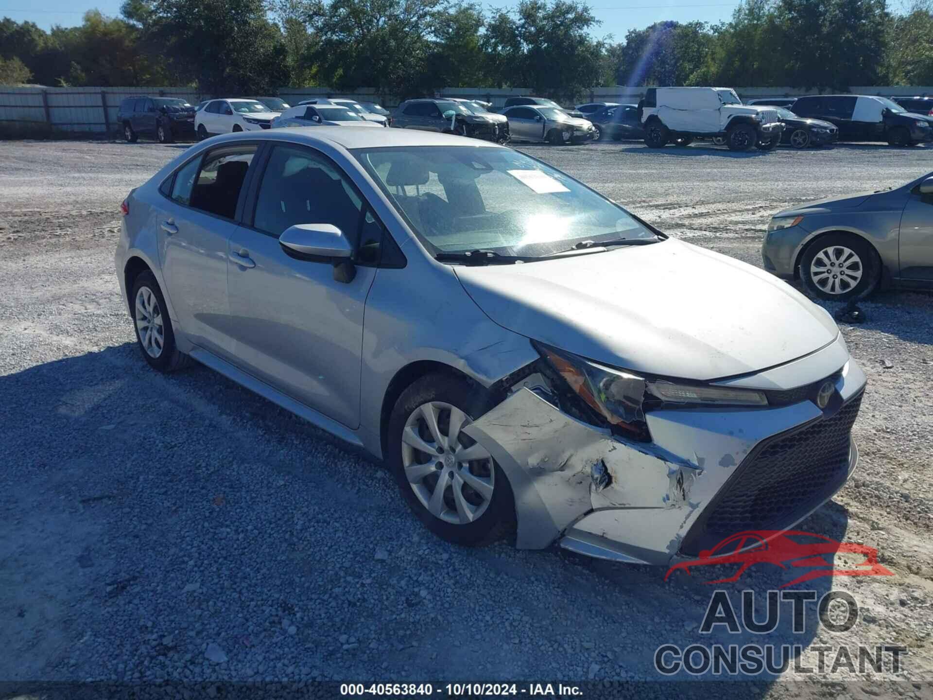 TOYOTA COROLLA 2020 - JTDEPRAE0LJ042912